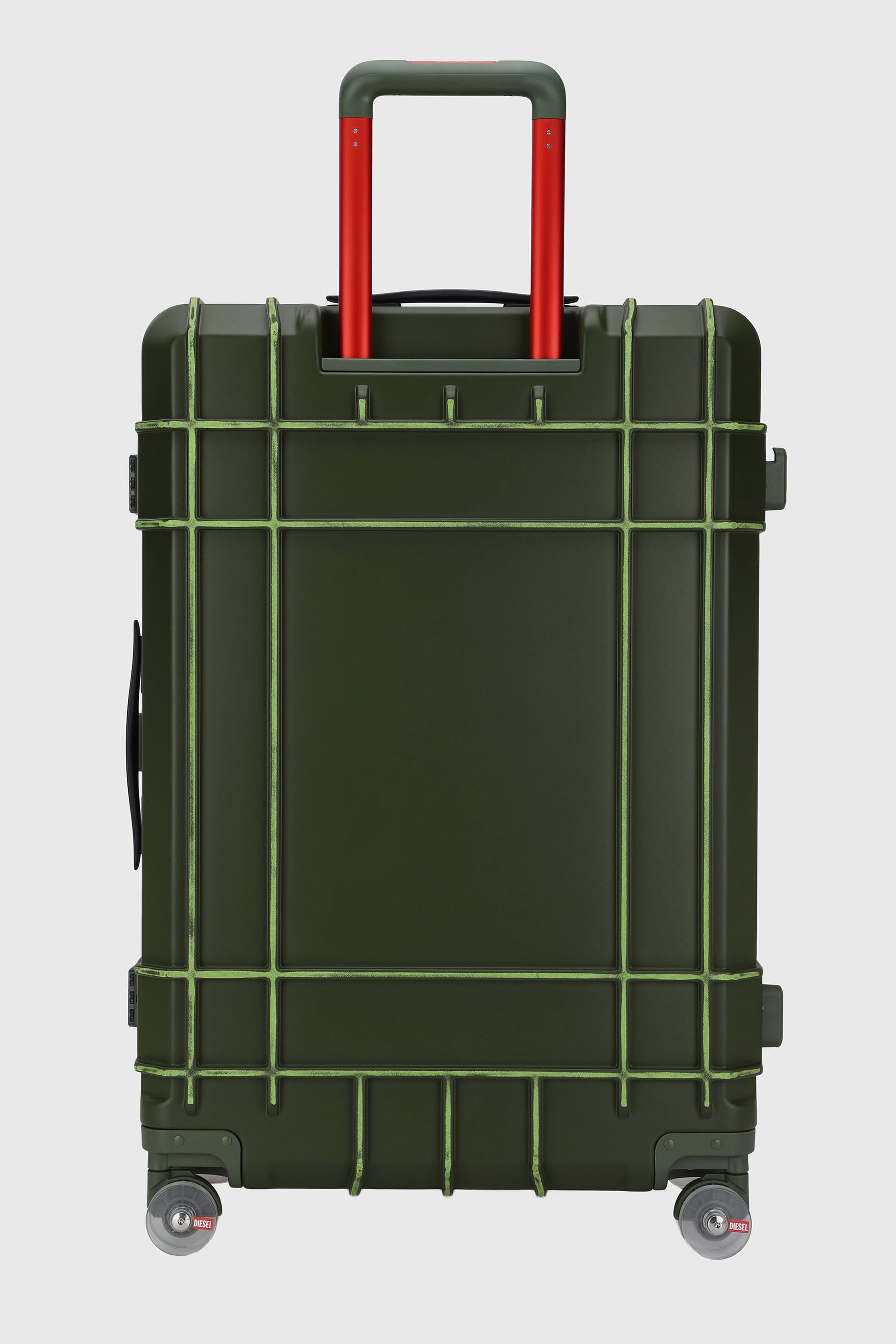 Diesel - DIESEL PC STRONG IMAGE TROLLEY- DSL003, Unisex's Rugged suitcase size L in ミリタリーグリーン - 2