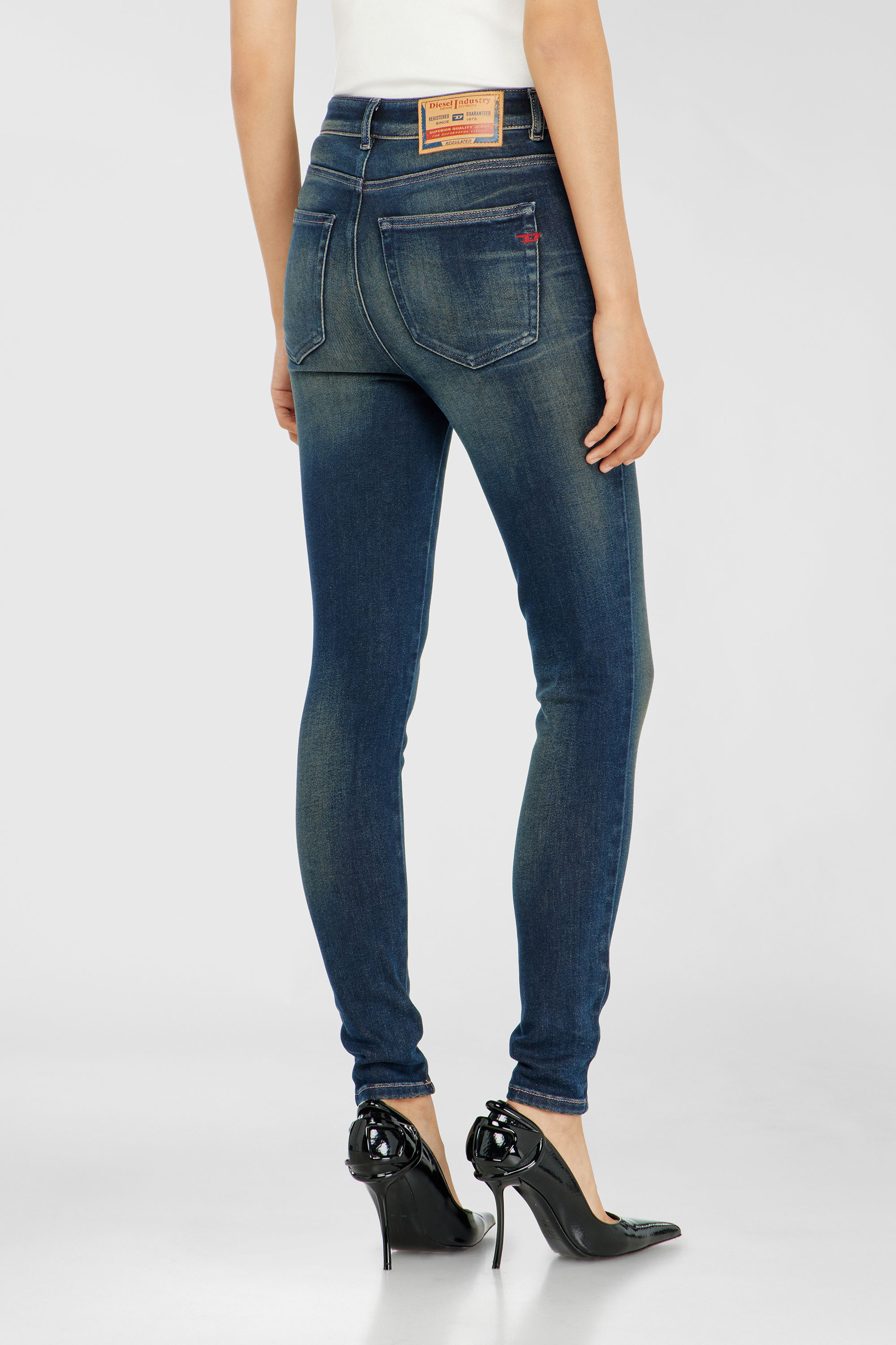 Diesel - Female's Skinny Jeans 1984 Slandy-High 09P40, ダークブルー - 5