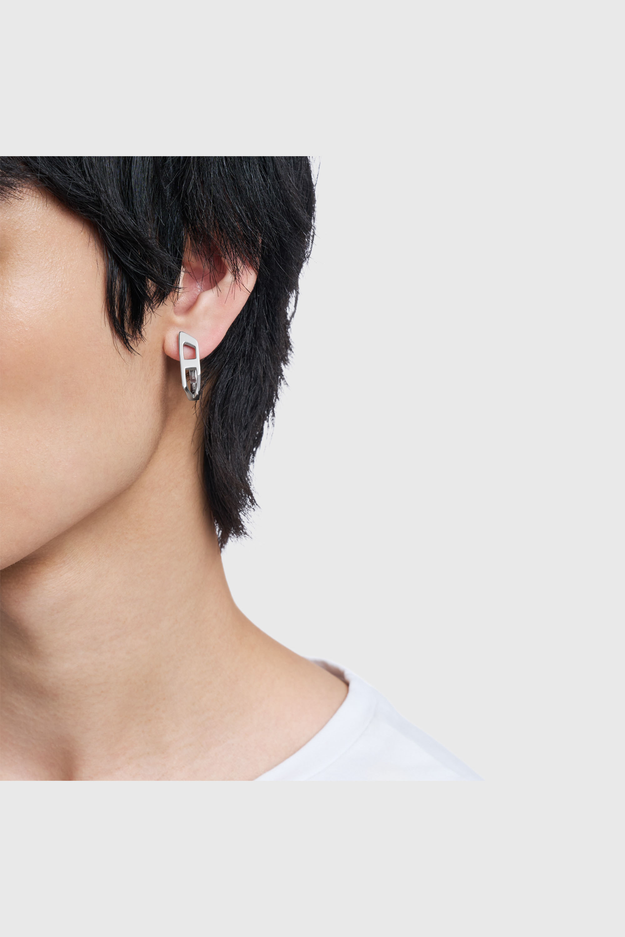Diesel - DX1637040 JEWELLERY, Unisex's ピアス（片耳用） in シルバー - 4