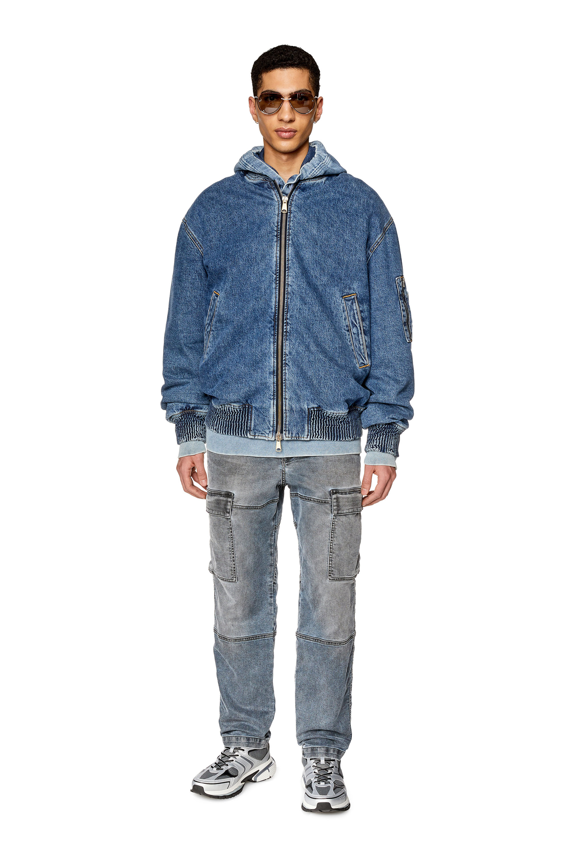 Diesel - Tapered 2030 D-Krooley Joggjeans® 068EZ, グレー - Image 3