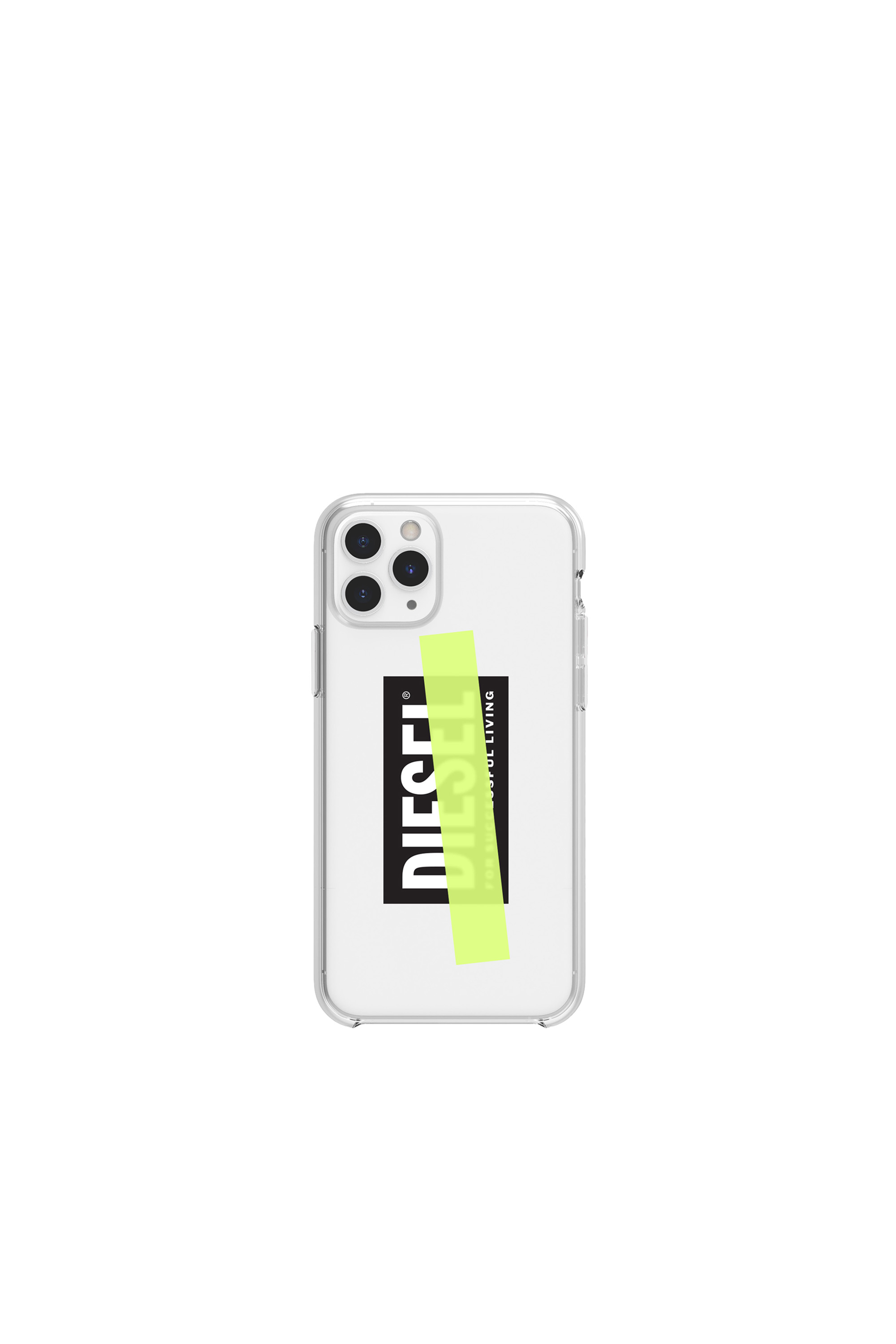 Diesel - DIPH-031-CLYET, Unisex's Printed co-mold case for iPhone 11 Pro in ホワイト/イエロー - 2