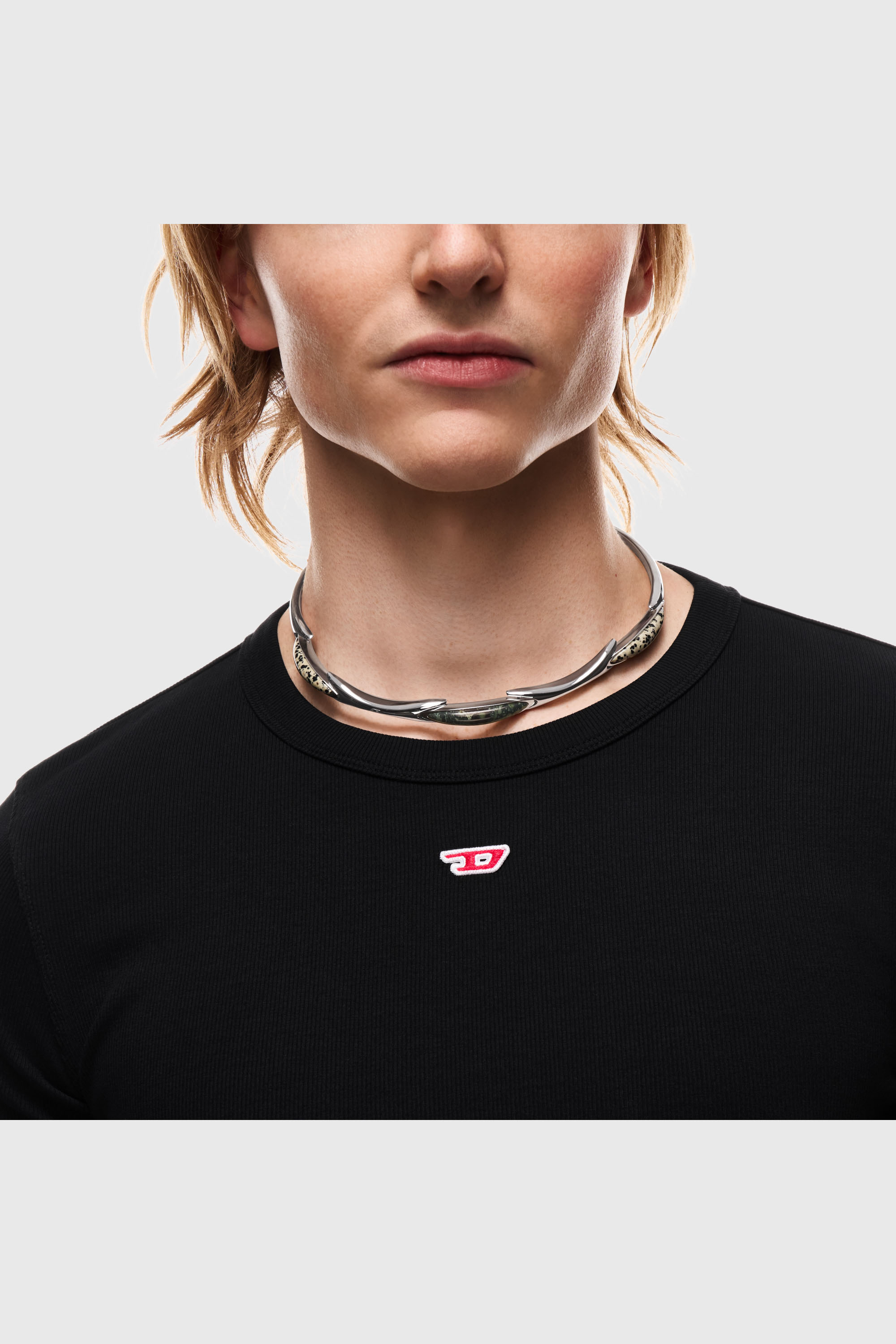 Diesel - DX167740 JEWELLERY, Unisex's ネックレス in シルバー - 4