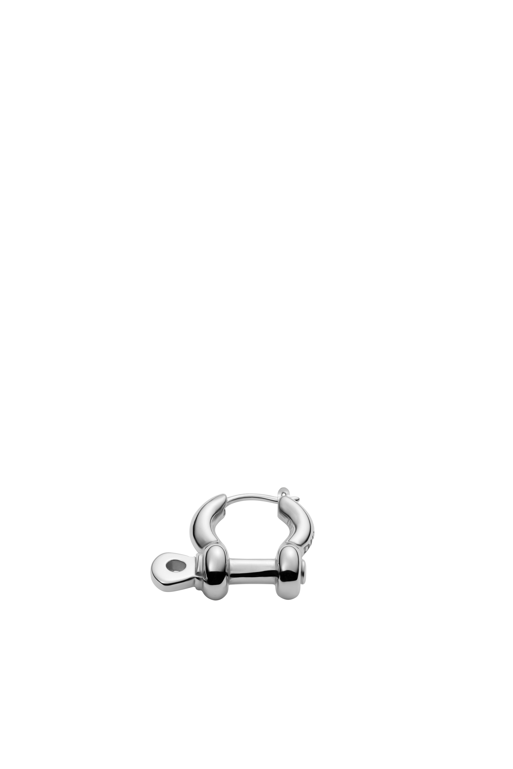 Diesel - DX1317, Unisex's Stainless steel single hoop earring in シルバー - 2