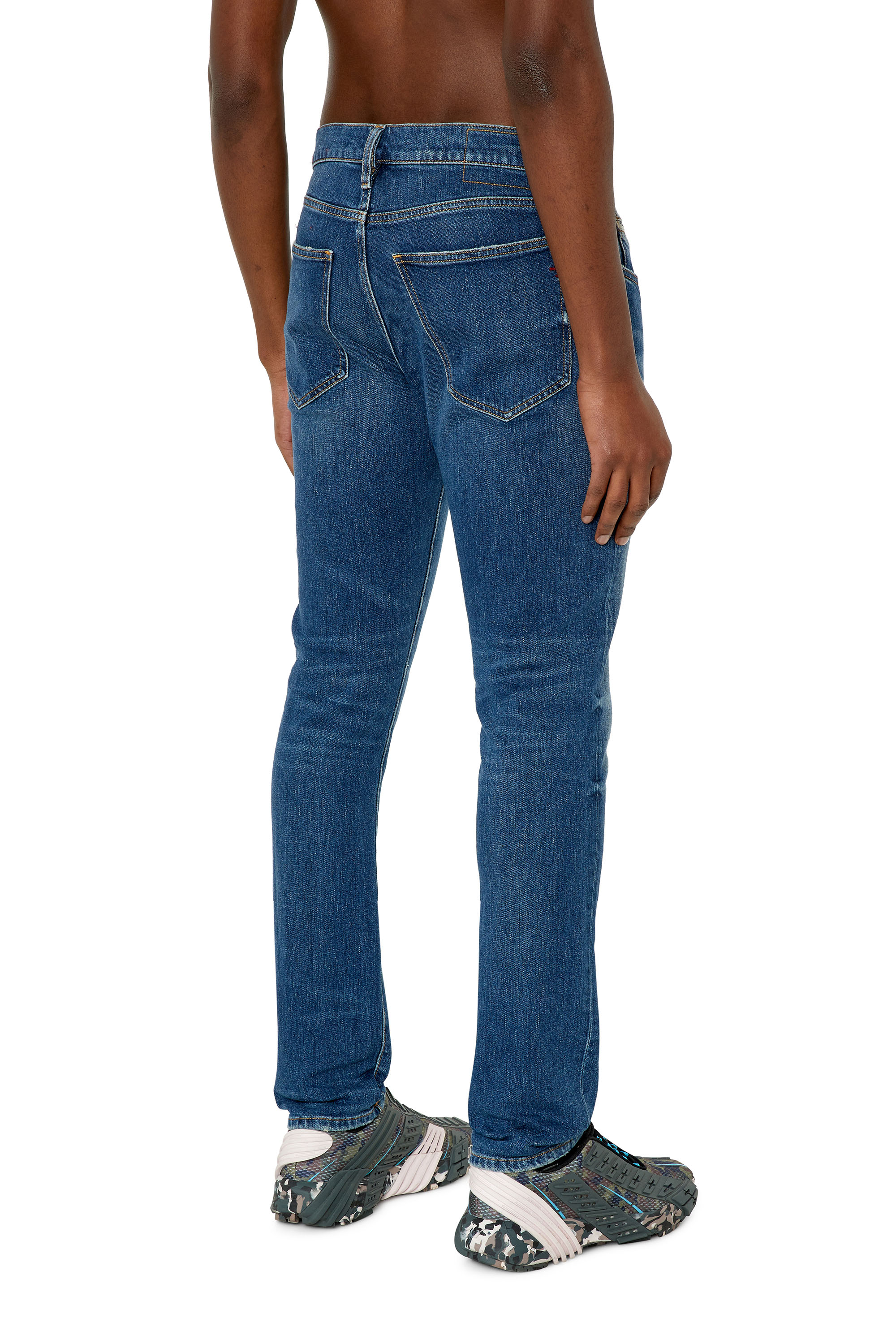 Diesel - Slim Jeans 2019 D-Strukt 007L1, ミディアムブルー - Image 2