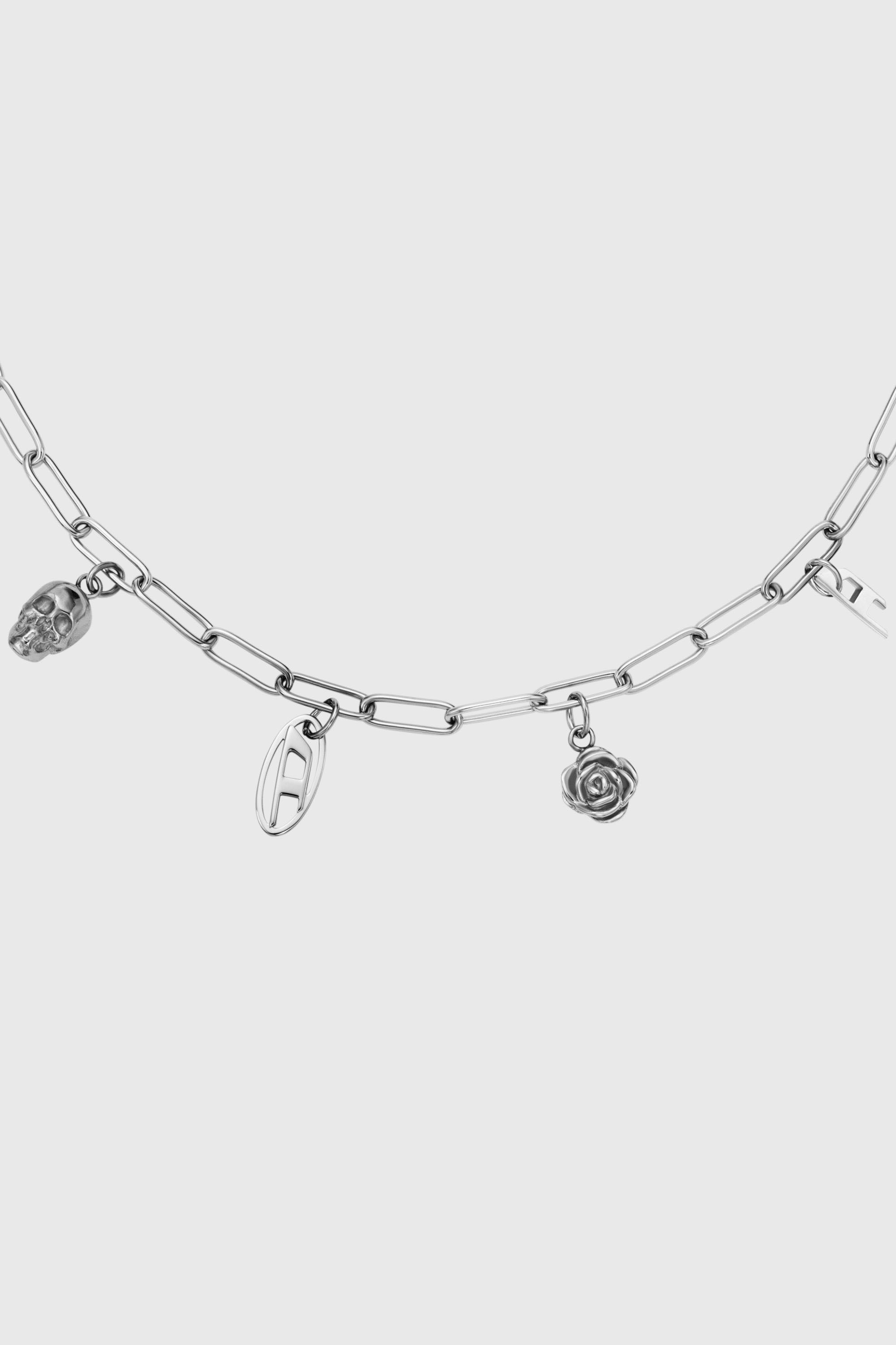 Diesel - DX1605040, Unisex's ネックレス in シルバー - 2