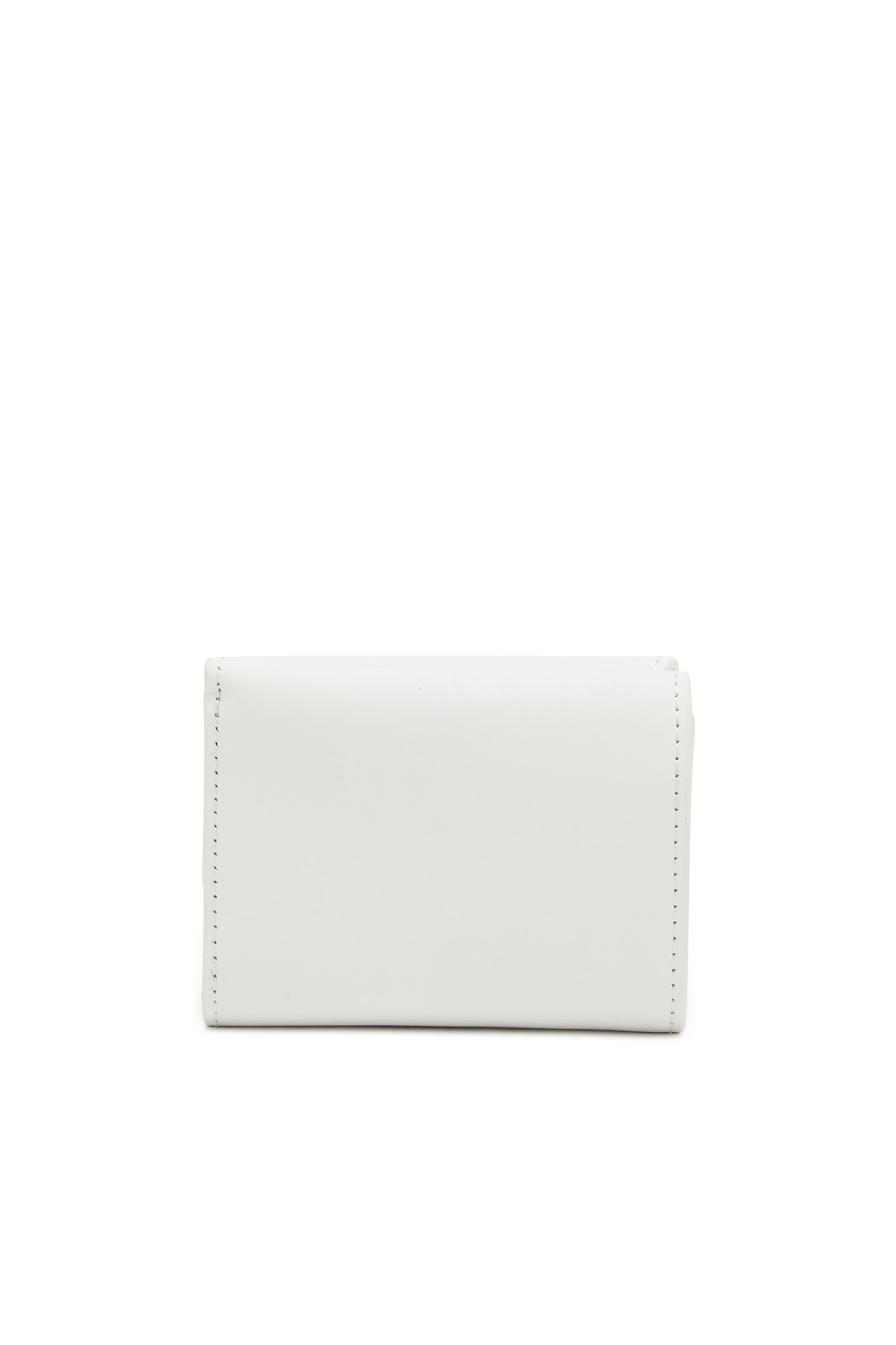 Diesel - 1DR TRI FOLD COIN XS II, Female's Tri-fold wallet in matte leather in ホワイト - 2