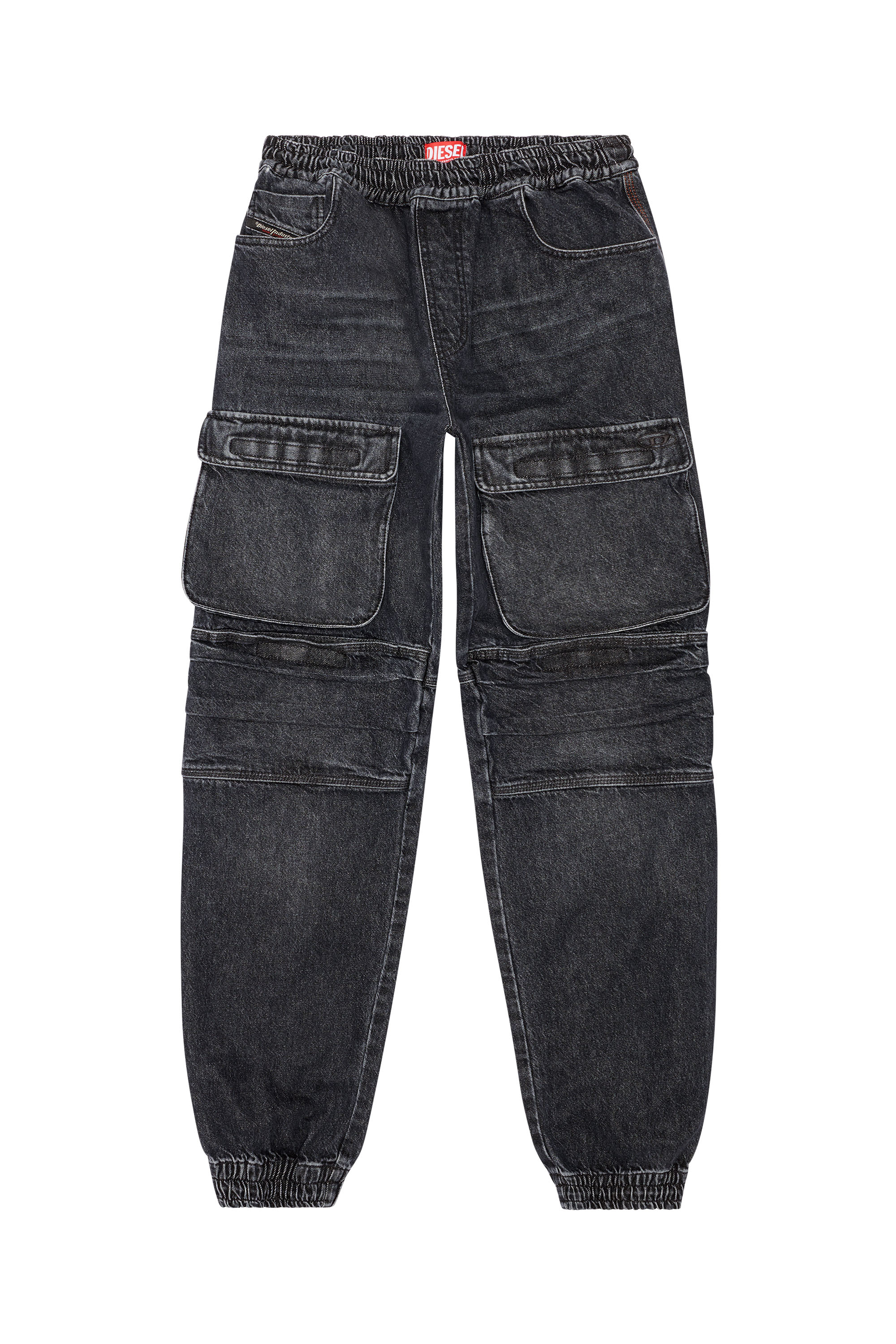 Diesel - Straight Jeans D-Mirt 0HLAA, ブラック/ダークグレー - Image 5