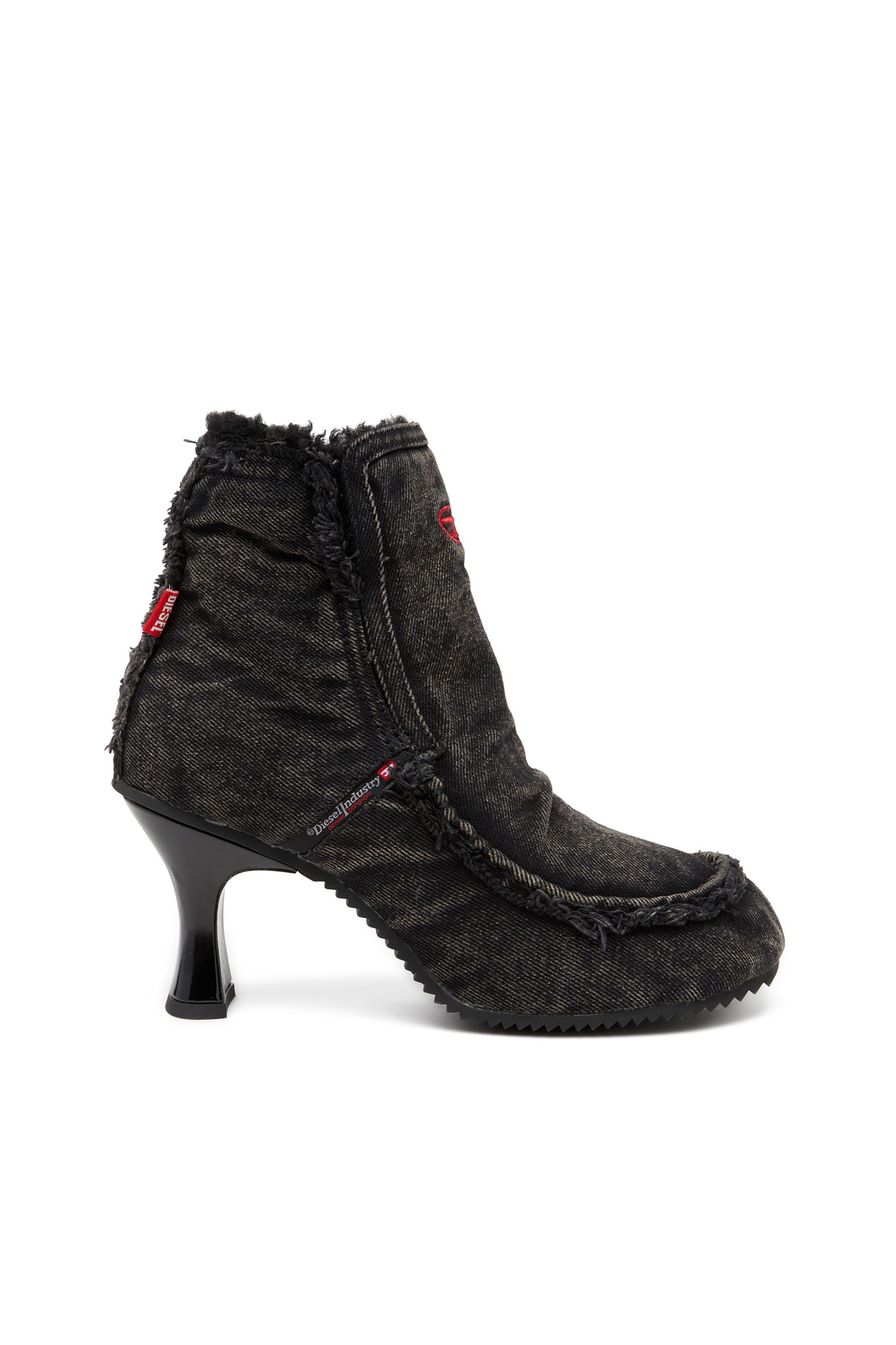 Diesel - D-WOODSTOCK HEEL AB, Female's アンクルブーツ in ブラック - 1