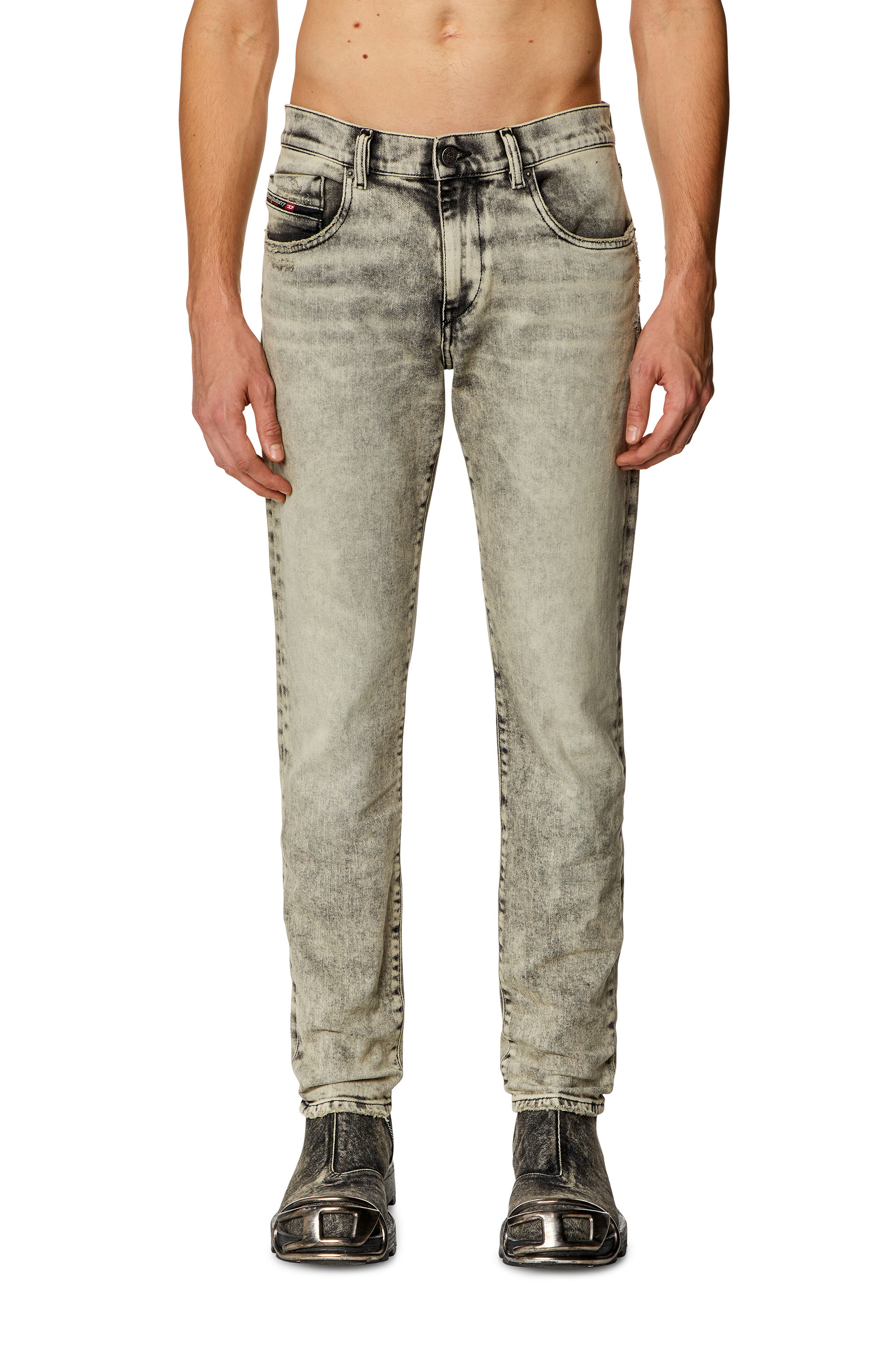 Diesel - Male's Slim Jeans 2019 D-Strukt 09H56, グレー - 1