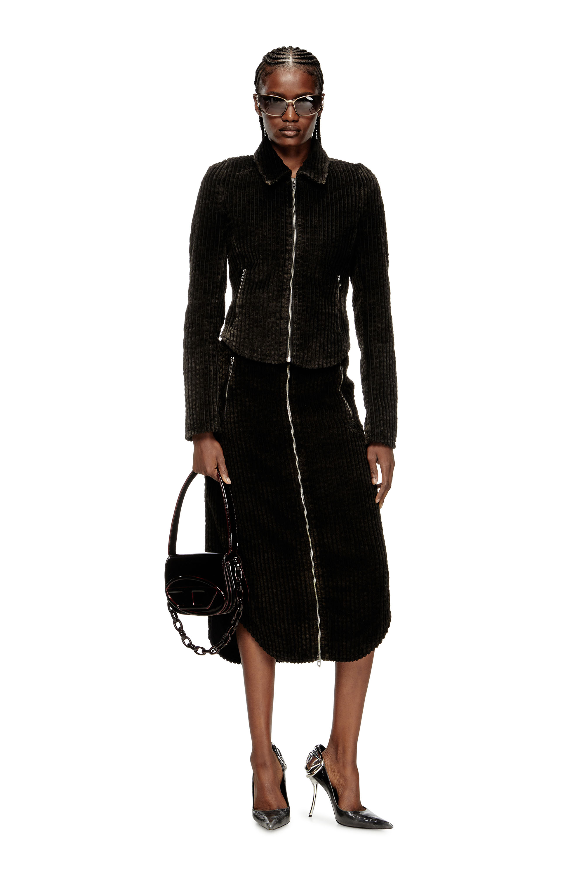 Diesel - 1DR, Female's ショルダーバッグ in バーガンディー - 1