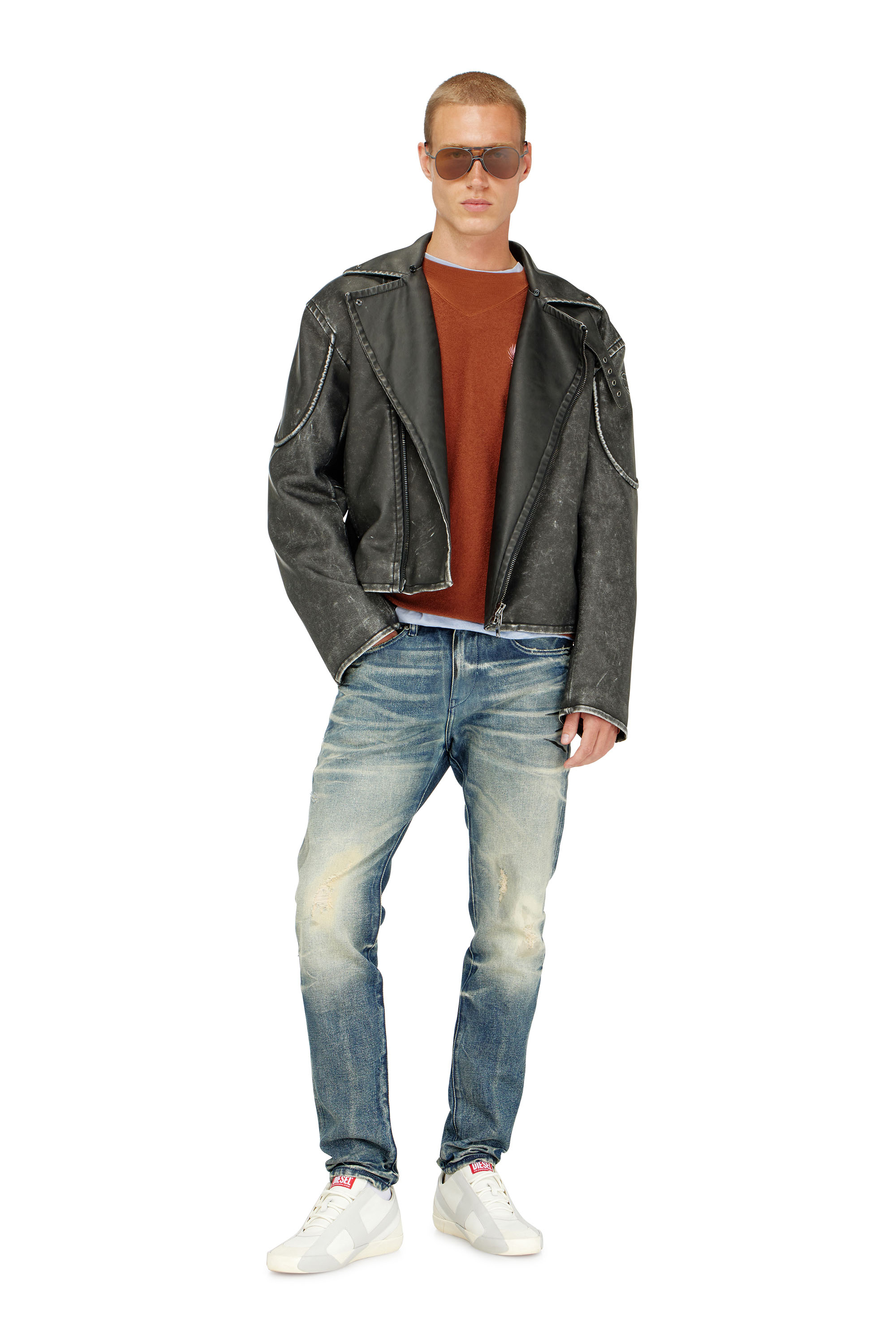 Diesel - Male's Slim Jeans 2019 D-Strukt 09P36, ミディアムブルー - 5