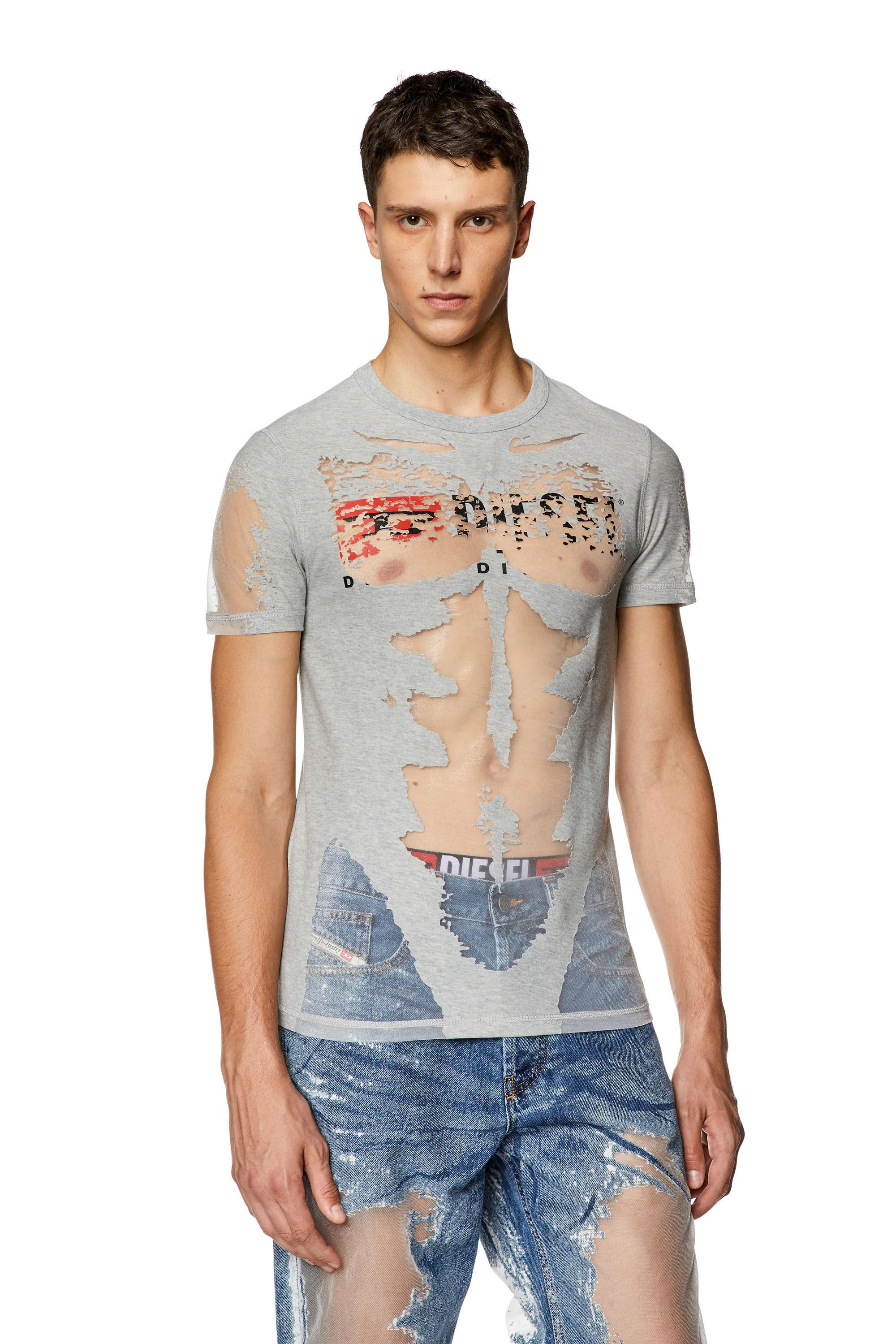 Diesel - T-ERME, グレー - Image 1