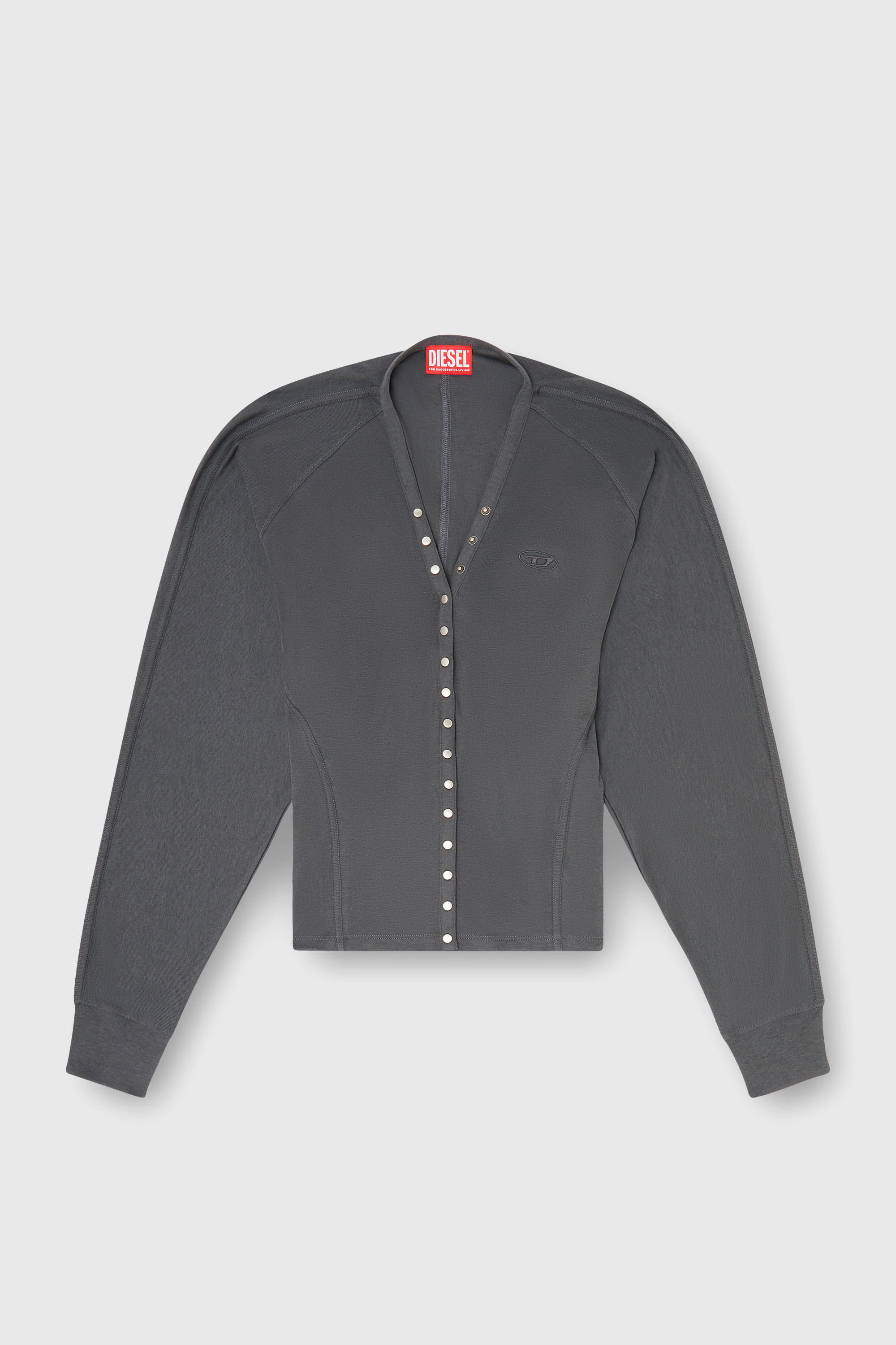 Diesel - T-ISERINA, Female's 長袖トップ in グレー - 2