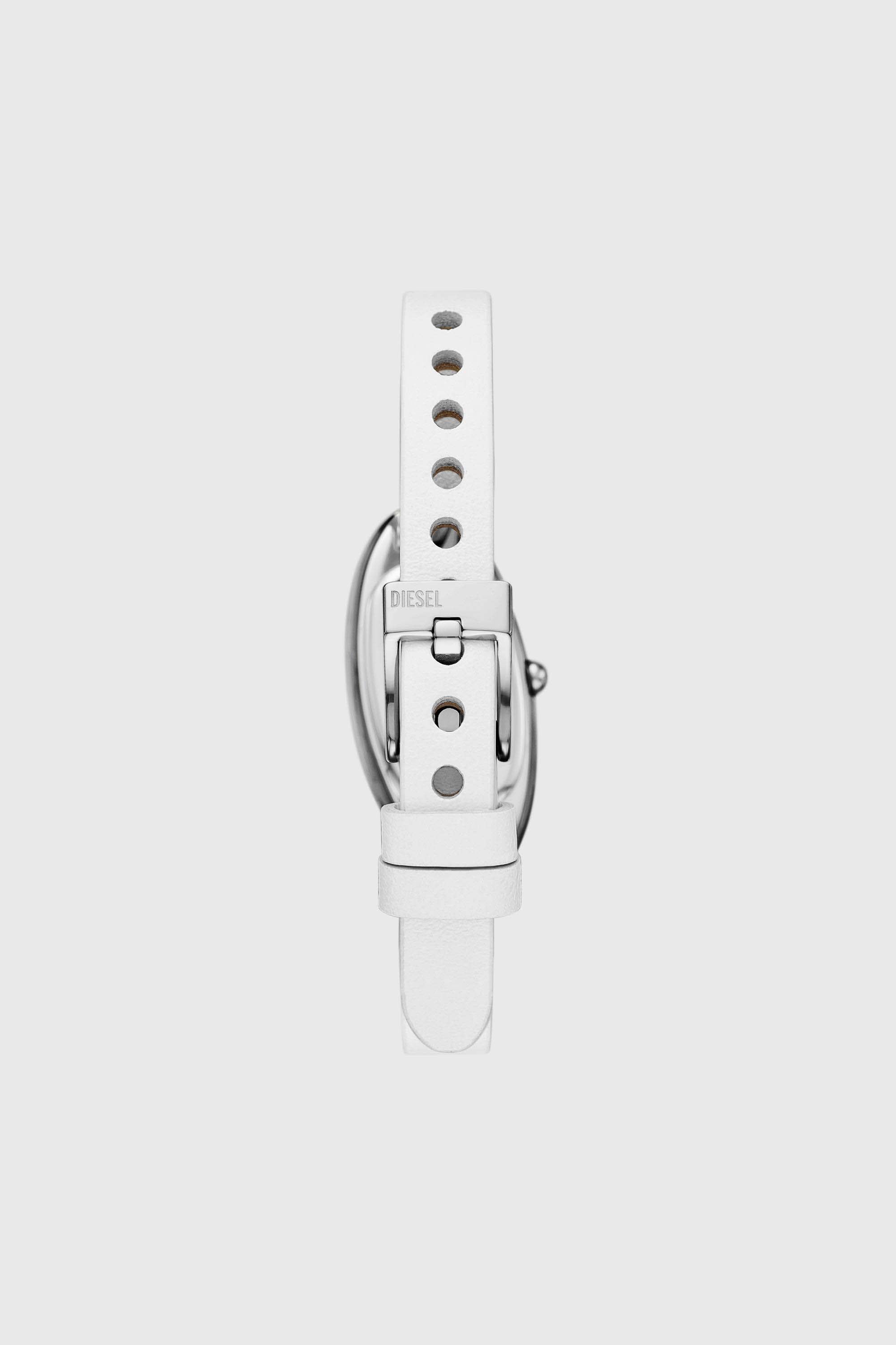 Diesel - DZ5613 WATCH, Female's D-Era Two-Hand White Leather Watch in ホワイト - 2