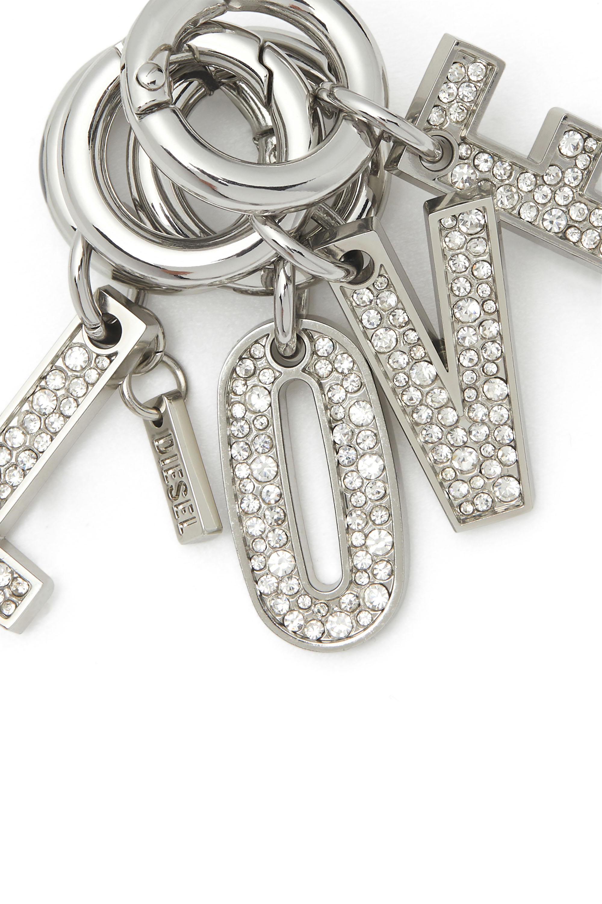 Diesel - CHARM-LOVE, Female's Charms with LOVE lettering in シルバー - 2
