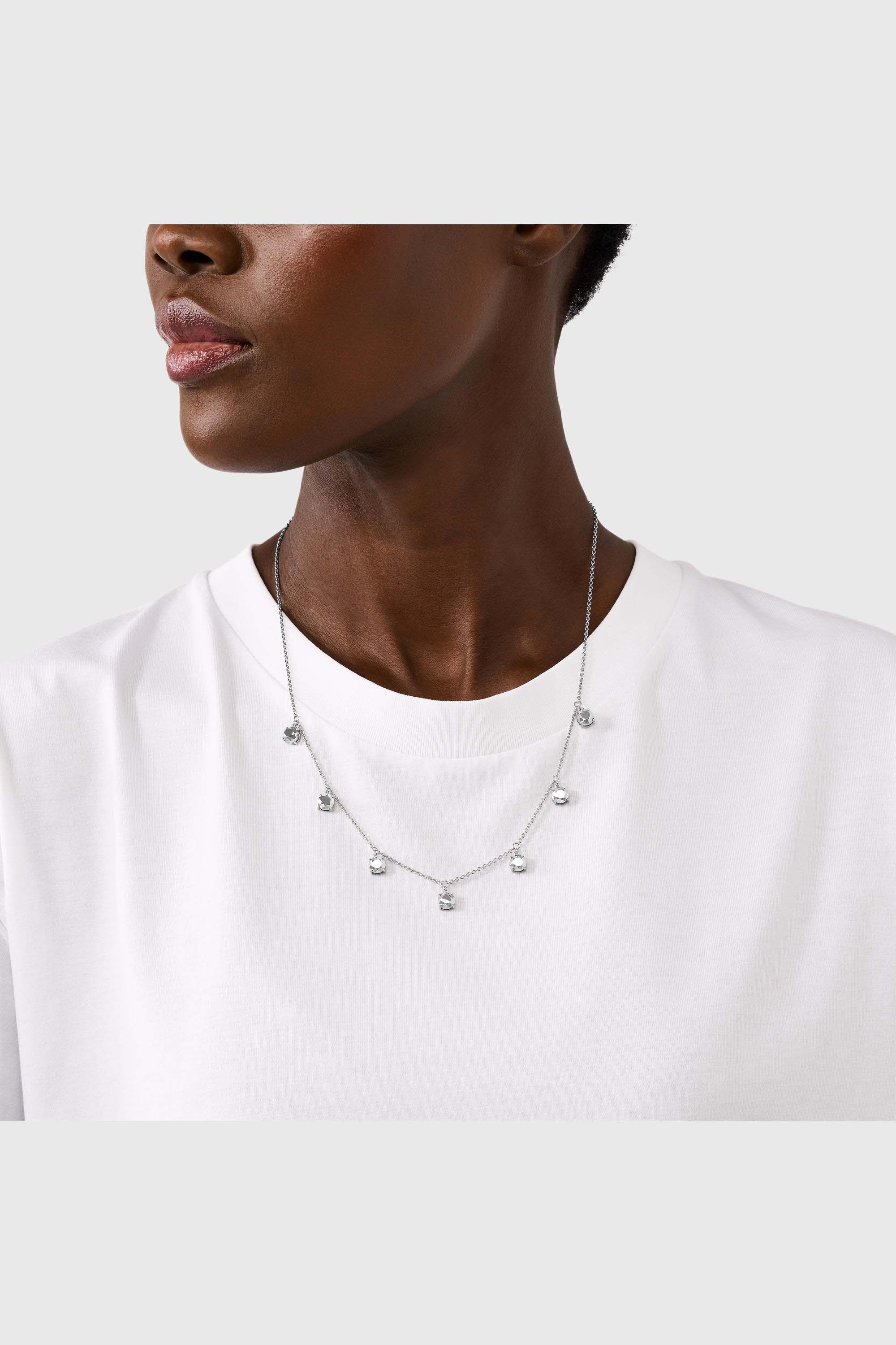 Diesel - DL1360040 STERLING SILVER JEWEL, Unisex's ネックレス in シルバー - 4