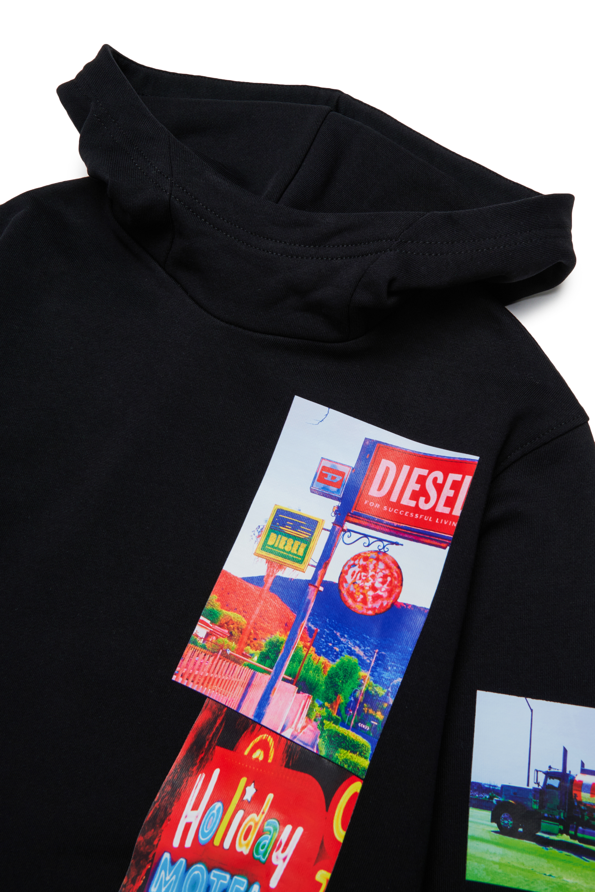 Diesel - SFORMY OVER, Male's パーカー in ブラック - 3