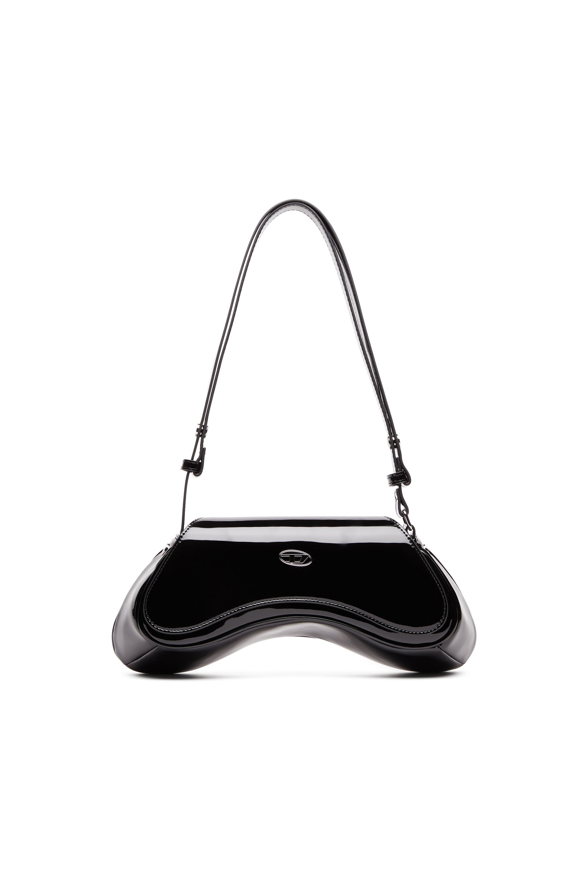 Diesel - PLAY CROSSBODY, Female's Play-Glossy crossbody bag in ブラック - 1