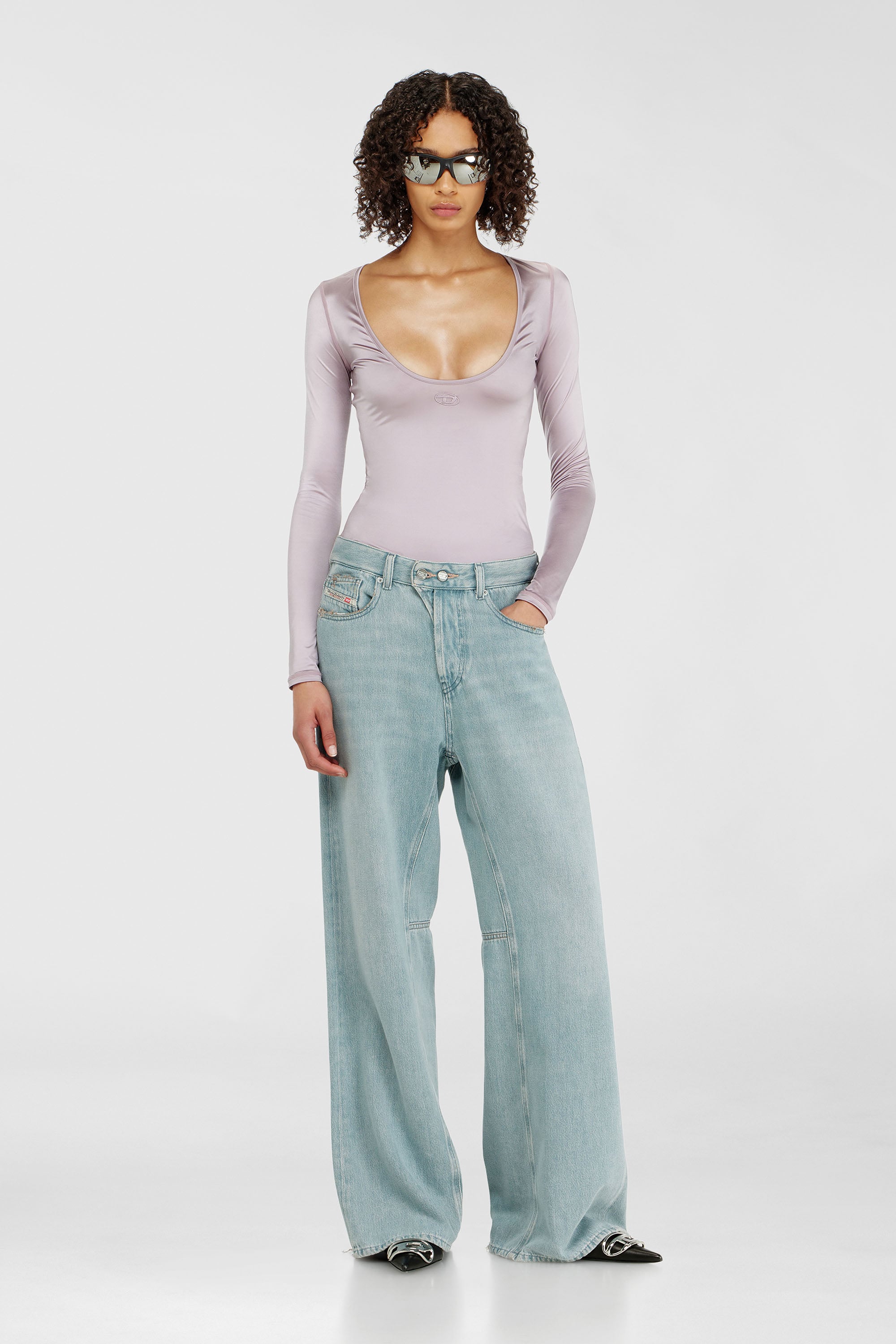 Diesel - Female's Relaxed Jeans 1996 D-Sire 09P84, ライトブルー - 1