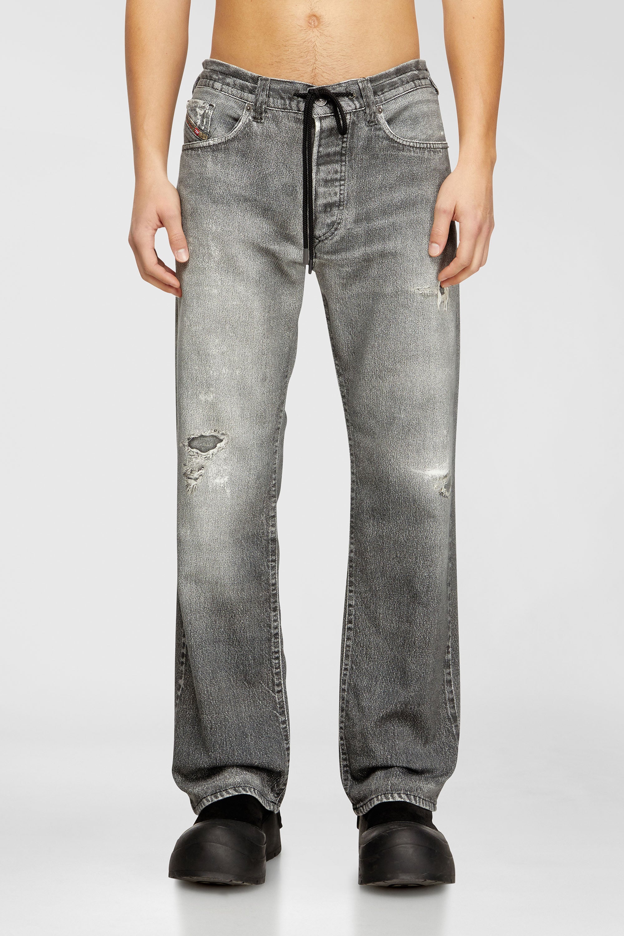 Diesel - Male's Relaxed 2080 D-Reel Joggjeans&reg; 068US, グレー - 1