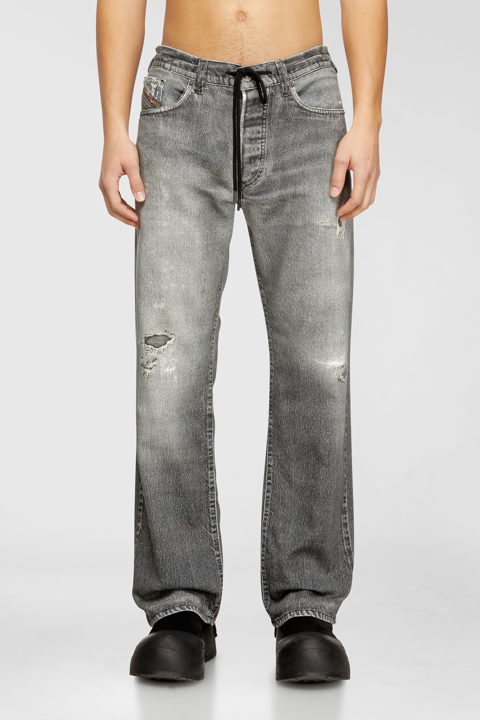 Diesel - Male's Relaxed 2080 D-Reel Joggjeans&reg; 068US, グレー - 3