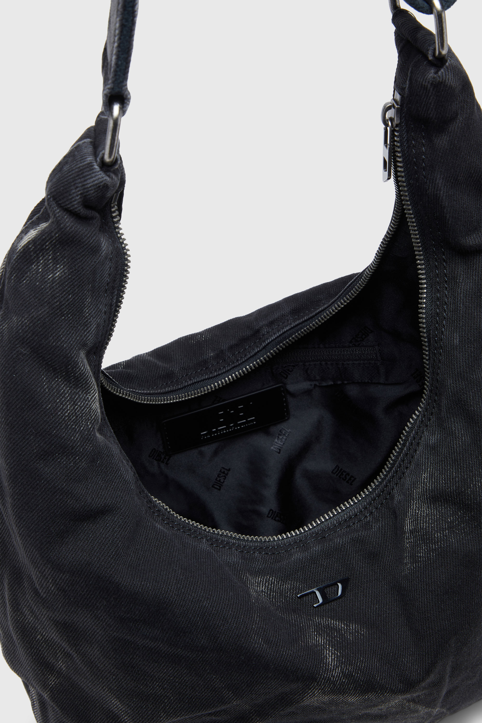 Diesel - RAVE HOBO X, Unisex's ホーボーバッグ in ブラック - 5
