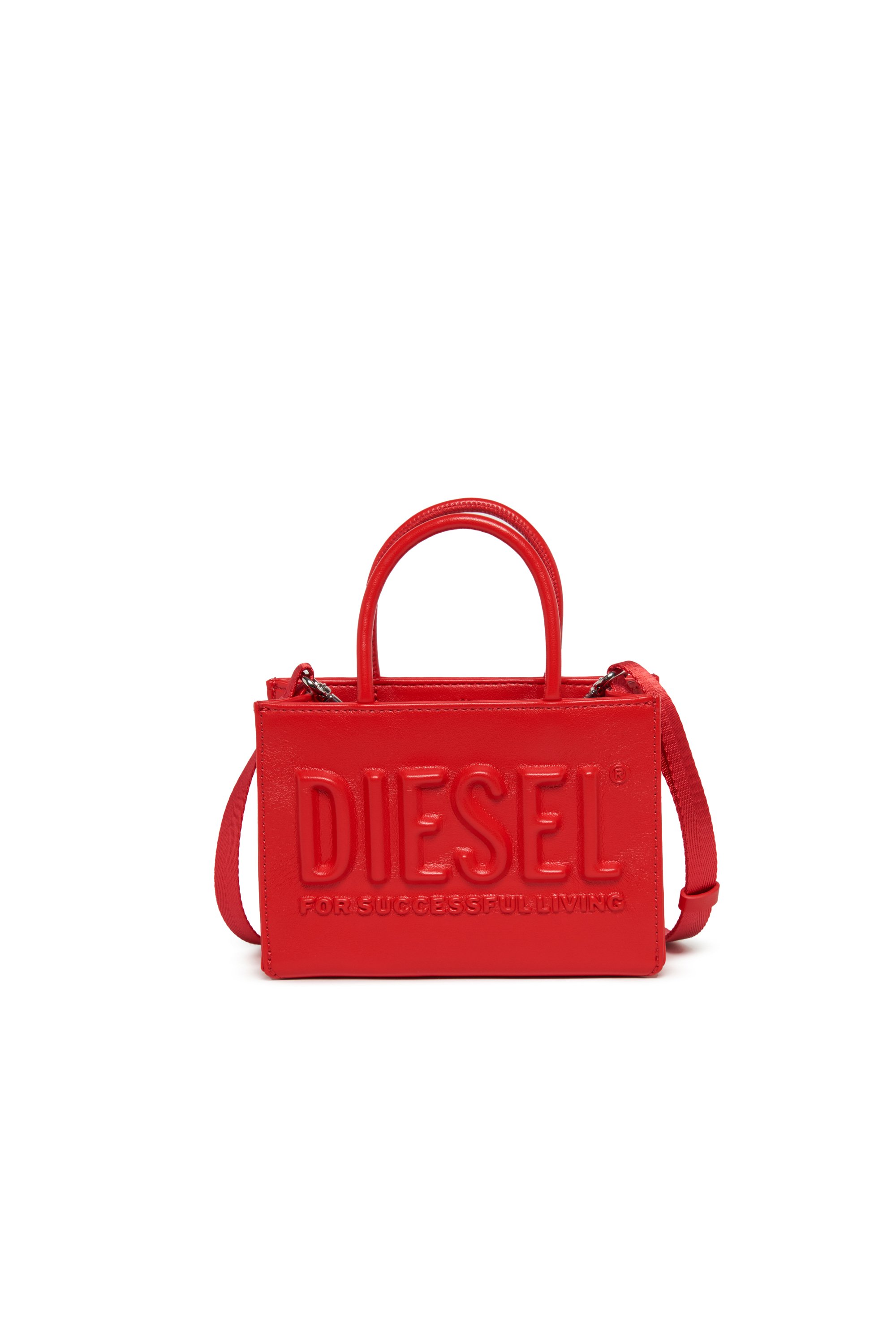 Diesel - DSL 3D MINI BAG, Female's ショッパーバッグ in レッド - 1