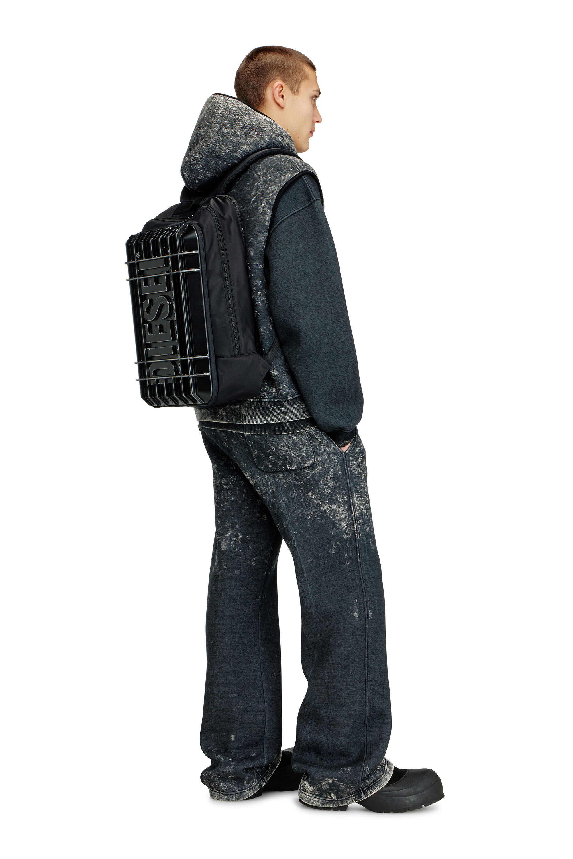 Diesel - DIESEL PC STRONG IMAGE BACKPACK- DSB005, Unisex's Rugged travel backpack in ブラック - 1