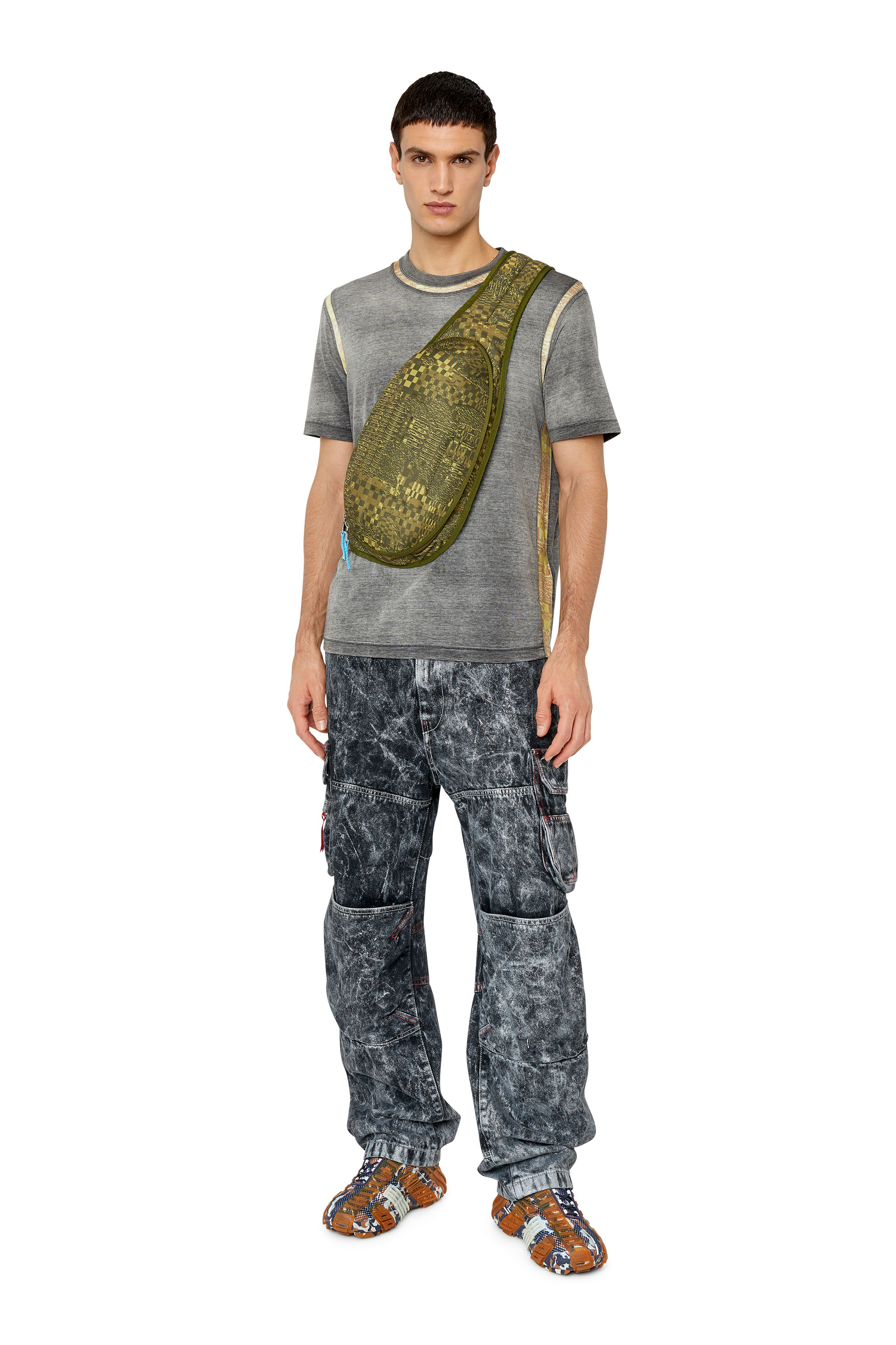 T-JUSTINDI（MEN）: コットンジャージーTシャツ ｜ディーゼル