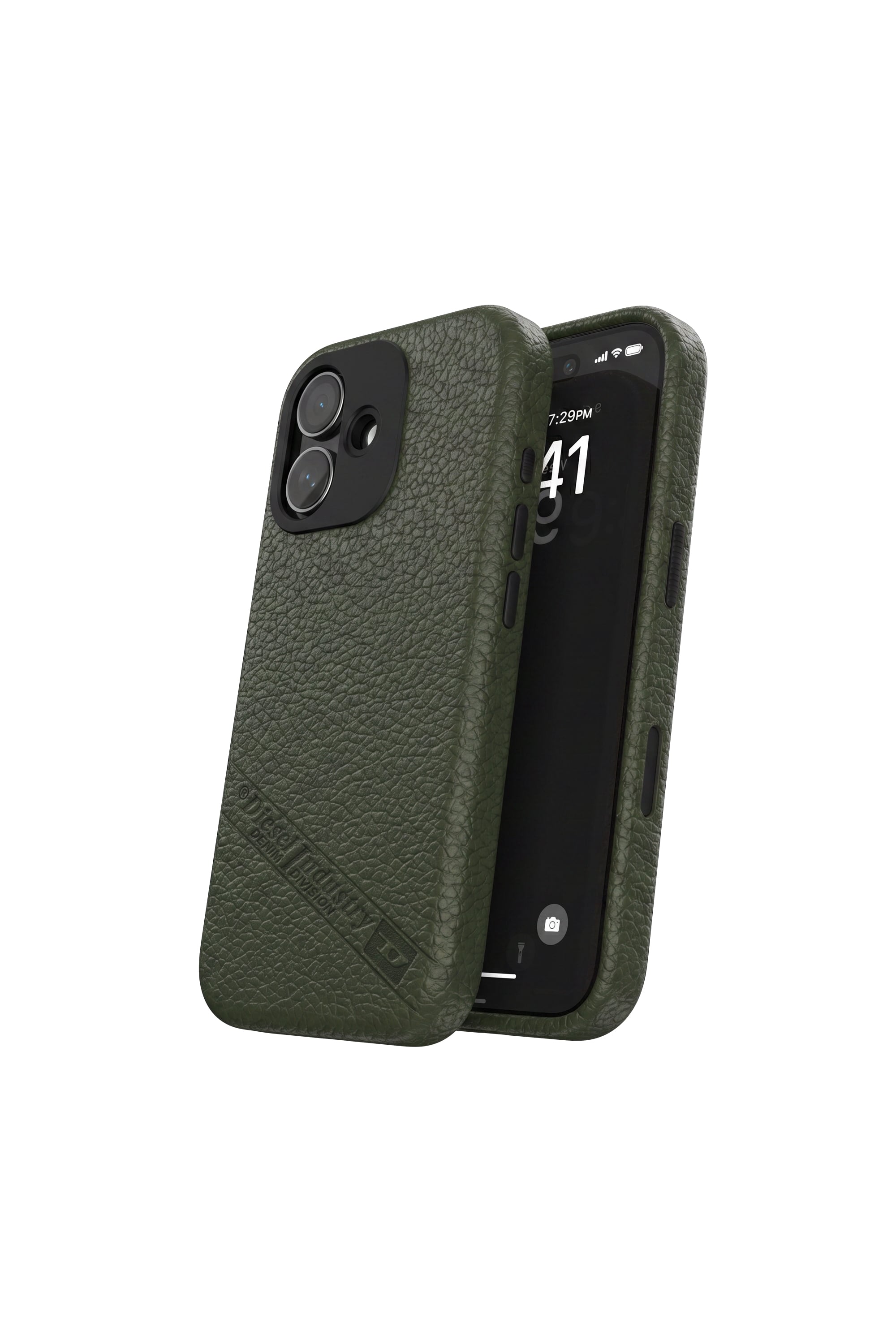 Diesel - 60646 MOULDED CASE, Unisex's Flag D case with MagSafe for iPhone 17 in ダークグリーン - 3