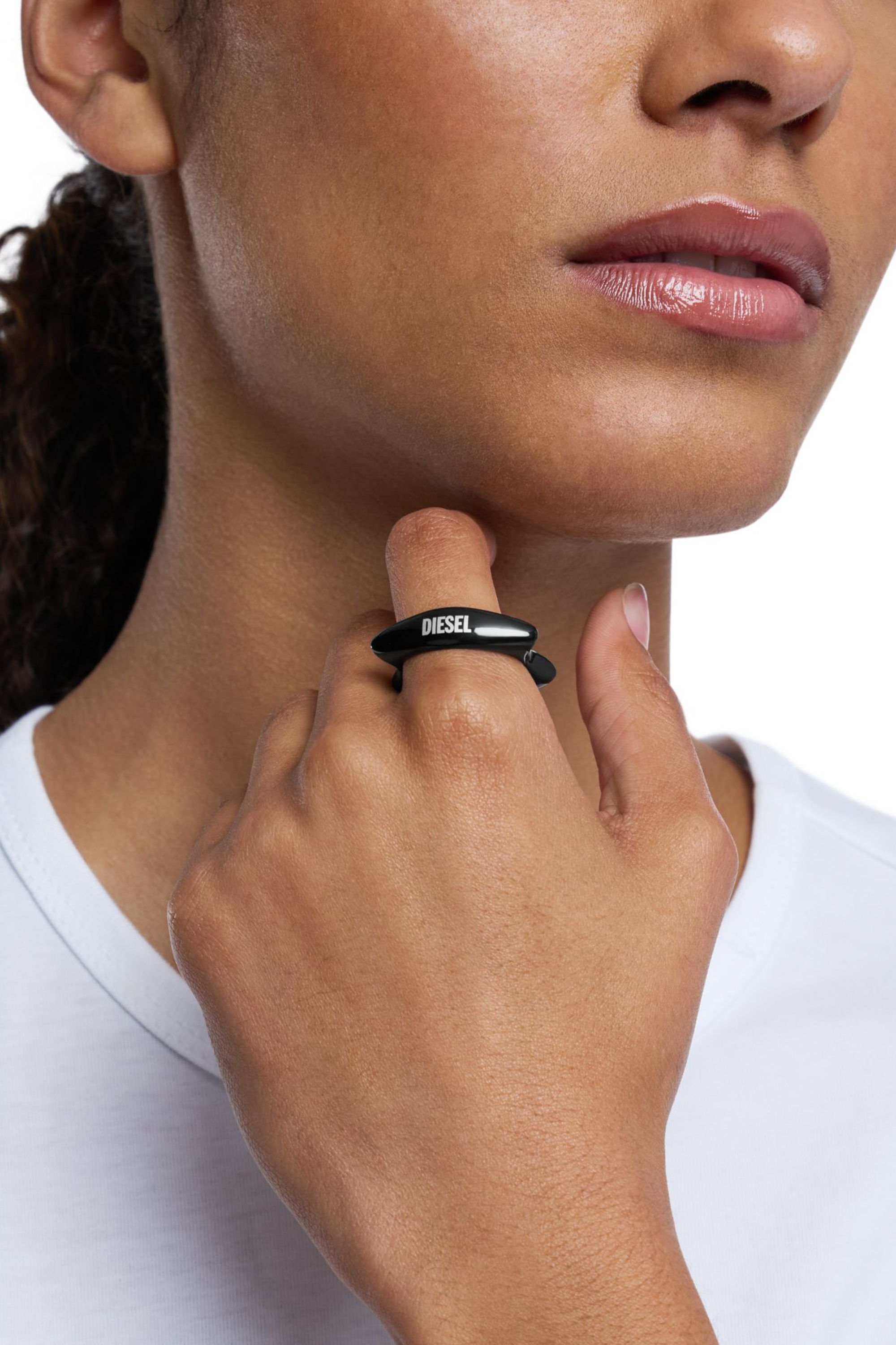 Diesel - DX1632001 JEWELLERY, Unisex's リング in ブラック - 3