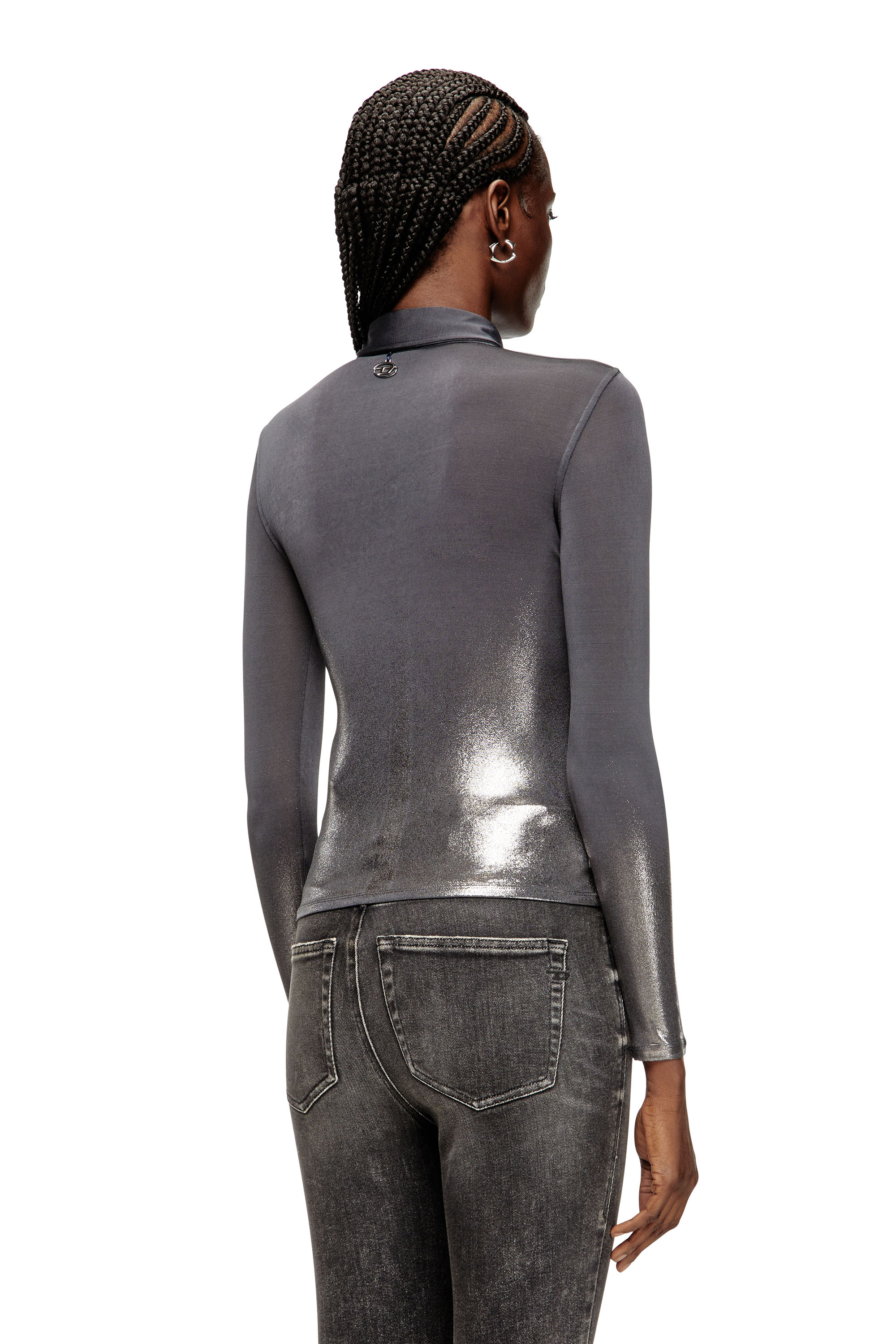 Diesel - C-POL, Female's 長袖シャツ in グレー - 4