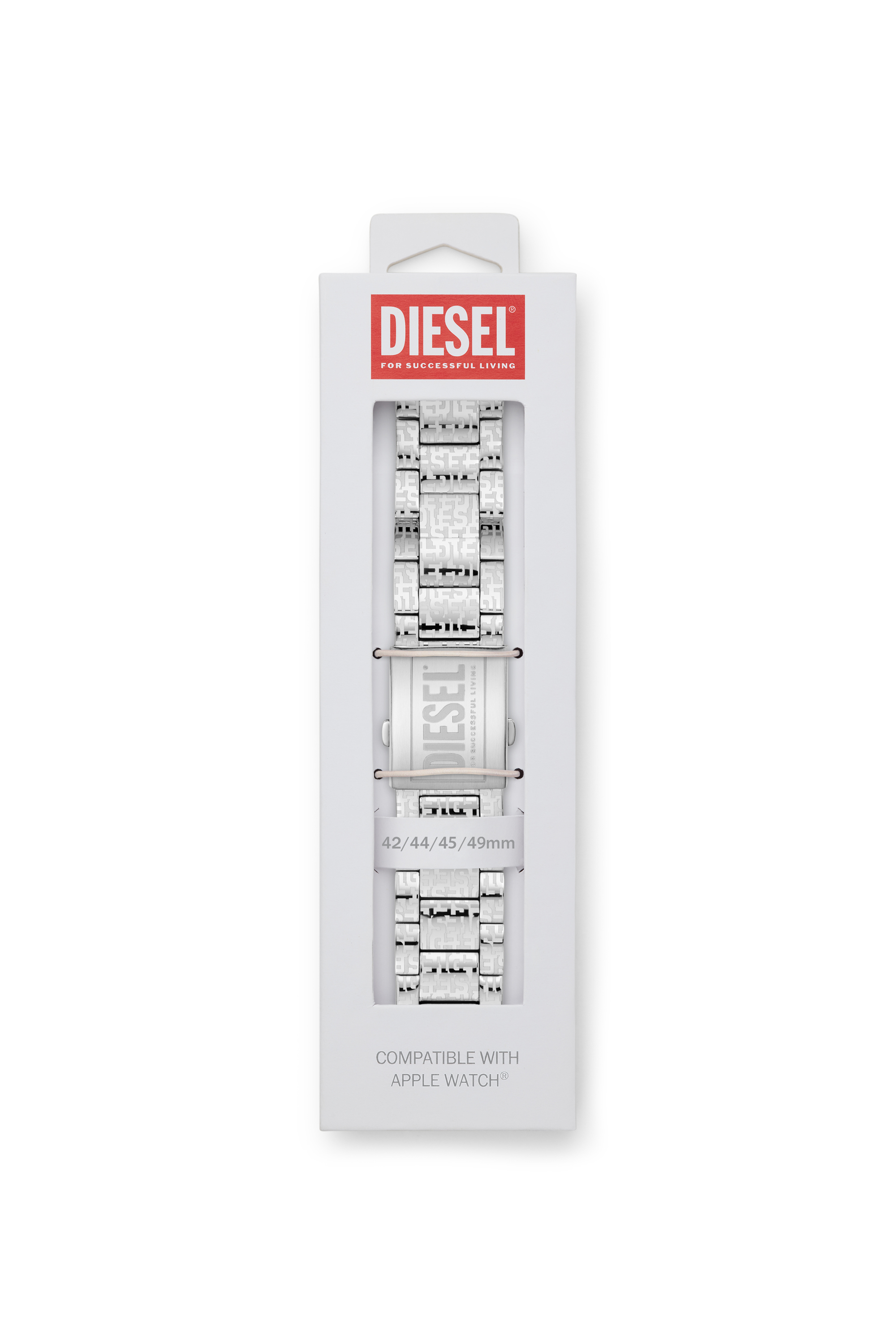 Diesel - DSS0017, Unisex's Stainless steel band for Apple watch®, 42mm, 44mm, 45mm in シルバー - 2