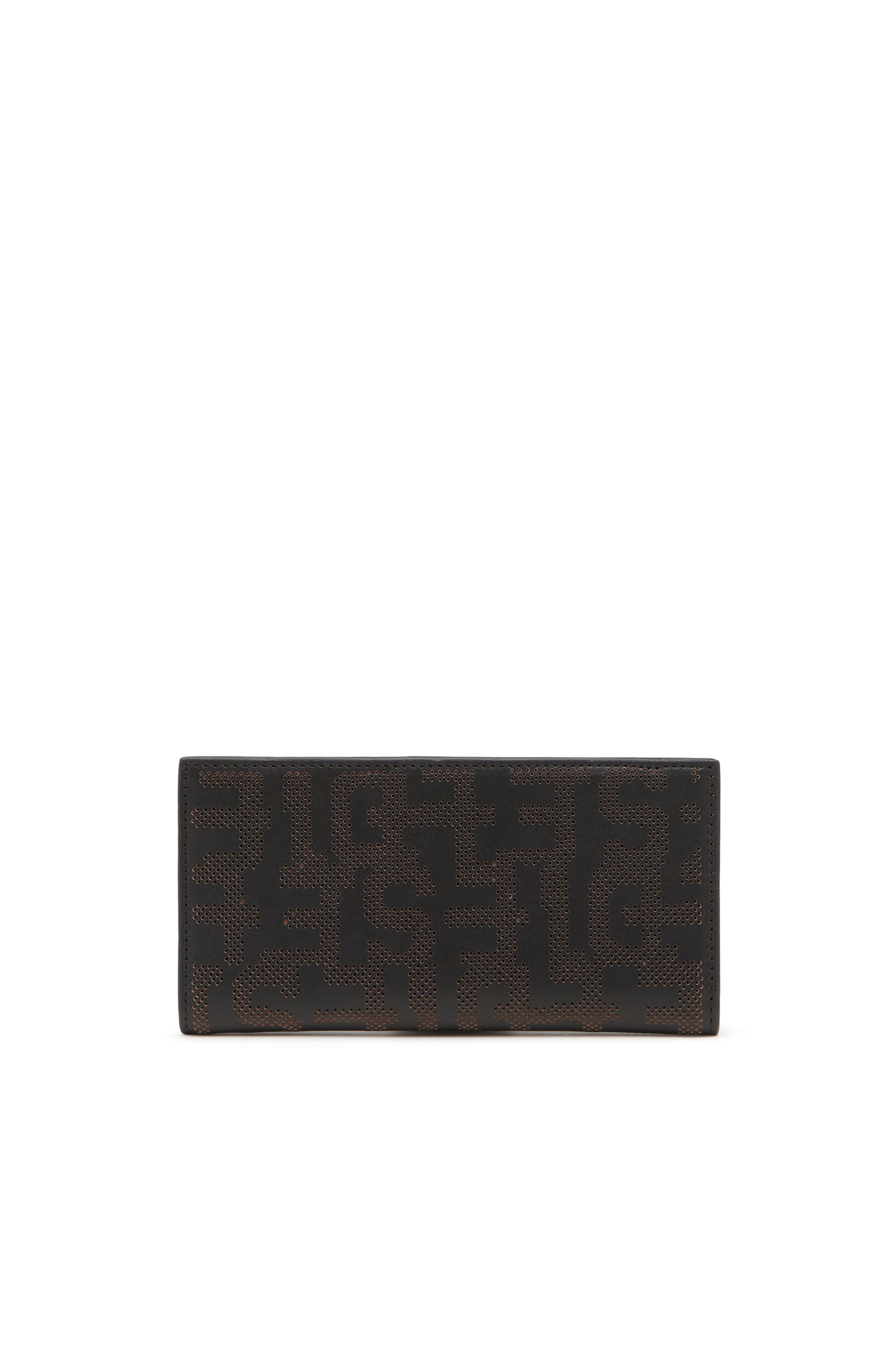 Diesel - CONTINENTAL ZIP DETACHABLE COIN CASE, ブラック - Image 1