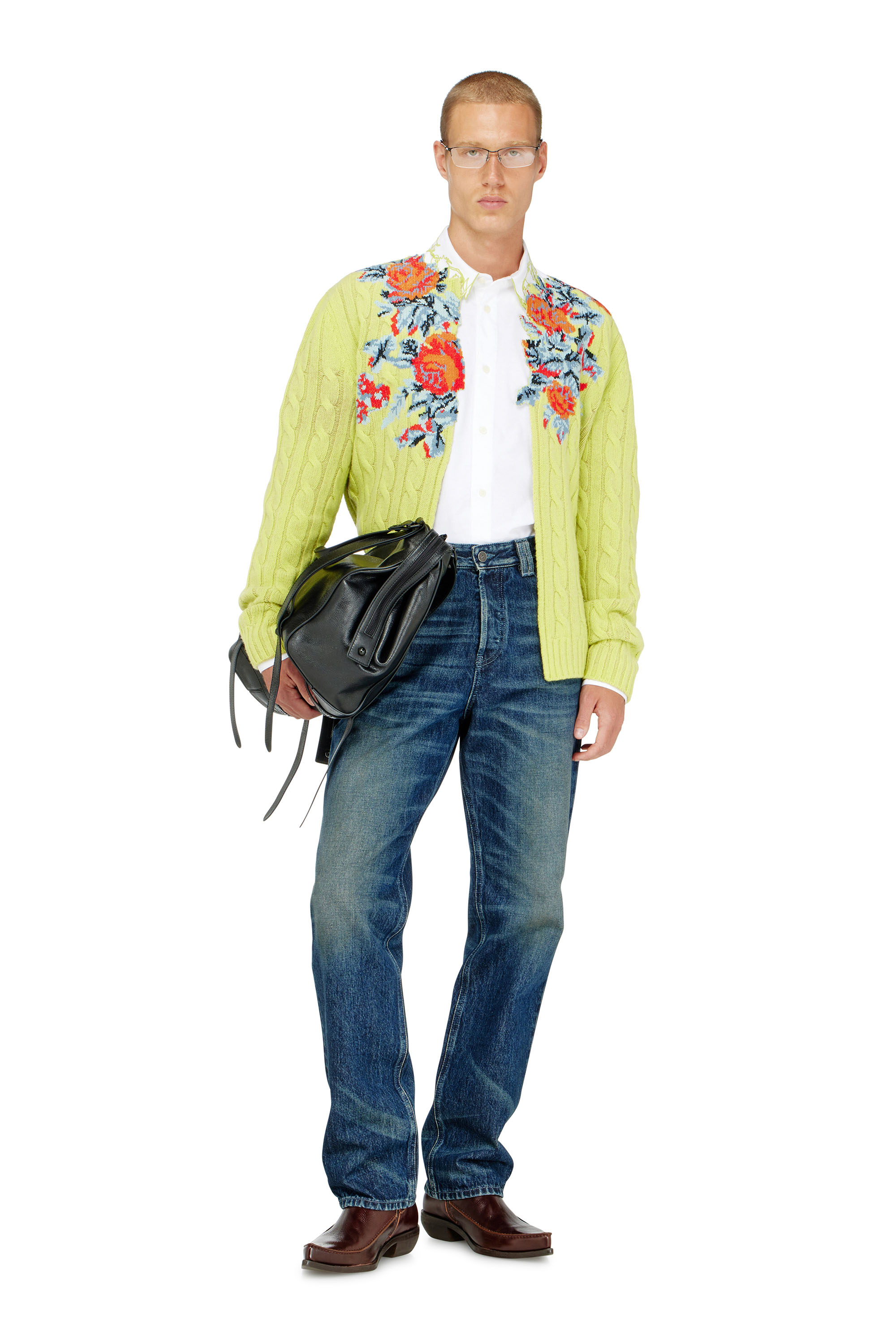 Diesel - Male's Regular Jeans 1991 D-Voeed 007FZ, ダークブルー - 1