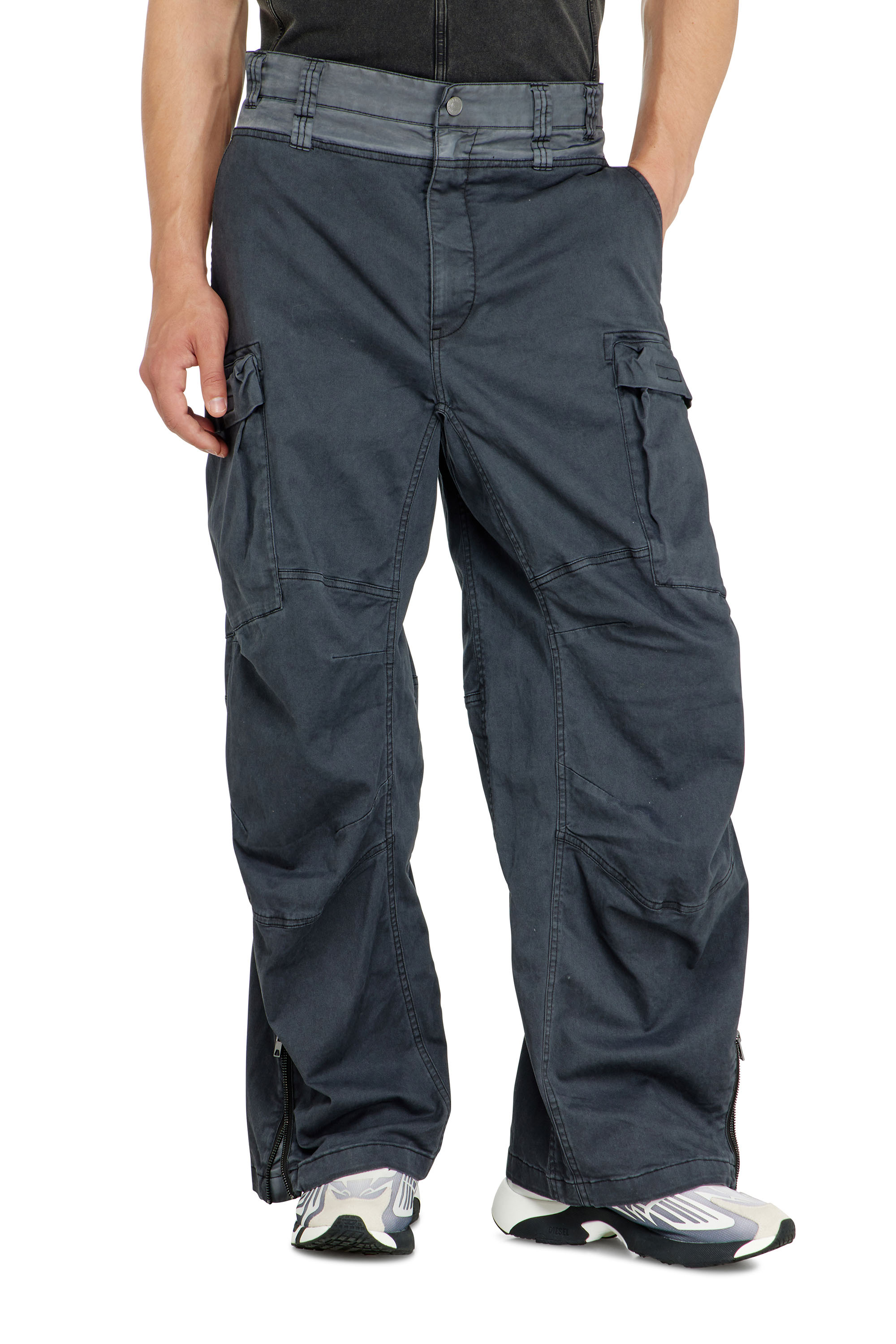 Diesel - P-DELLS, Male's パンツ in ブルー - 3