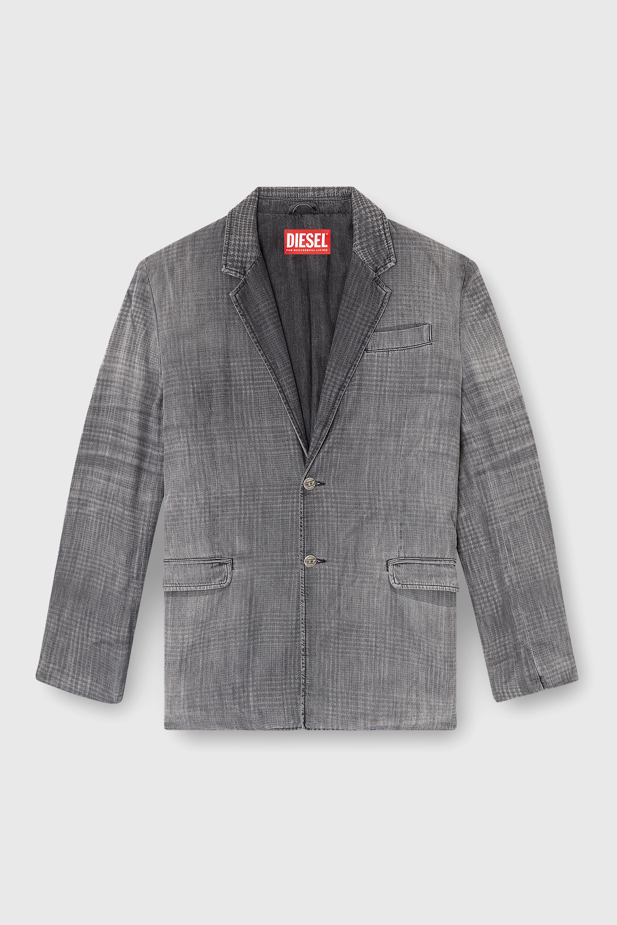 Diesel - D-REGER-S1, Unisex's デニムジャケット in グレー - 2
