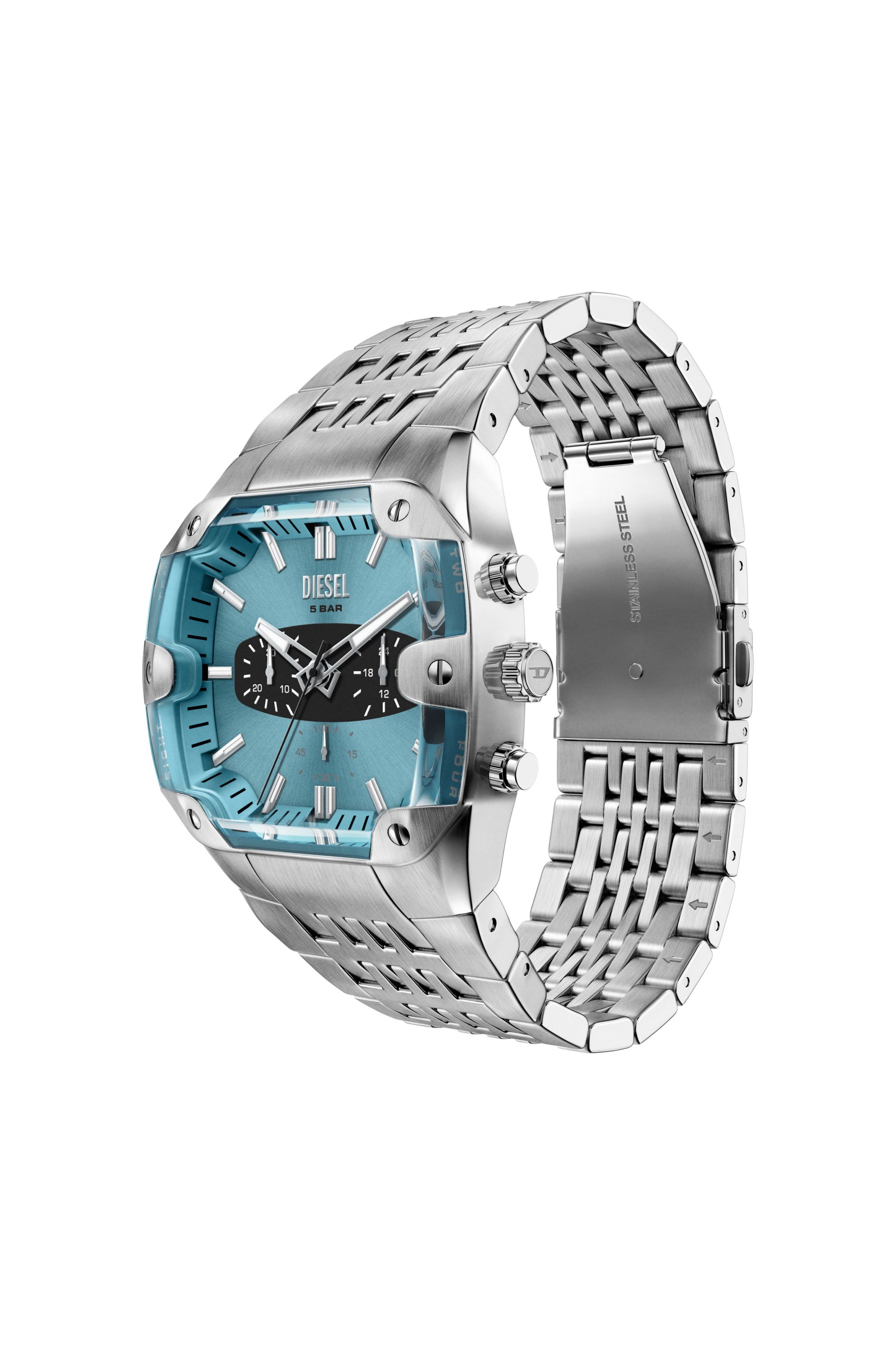 Diesel - DZ4725 WATCH, Male's 時計 in シルバー - 5