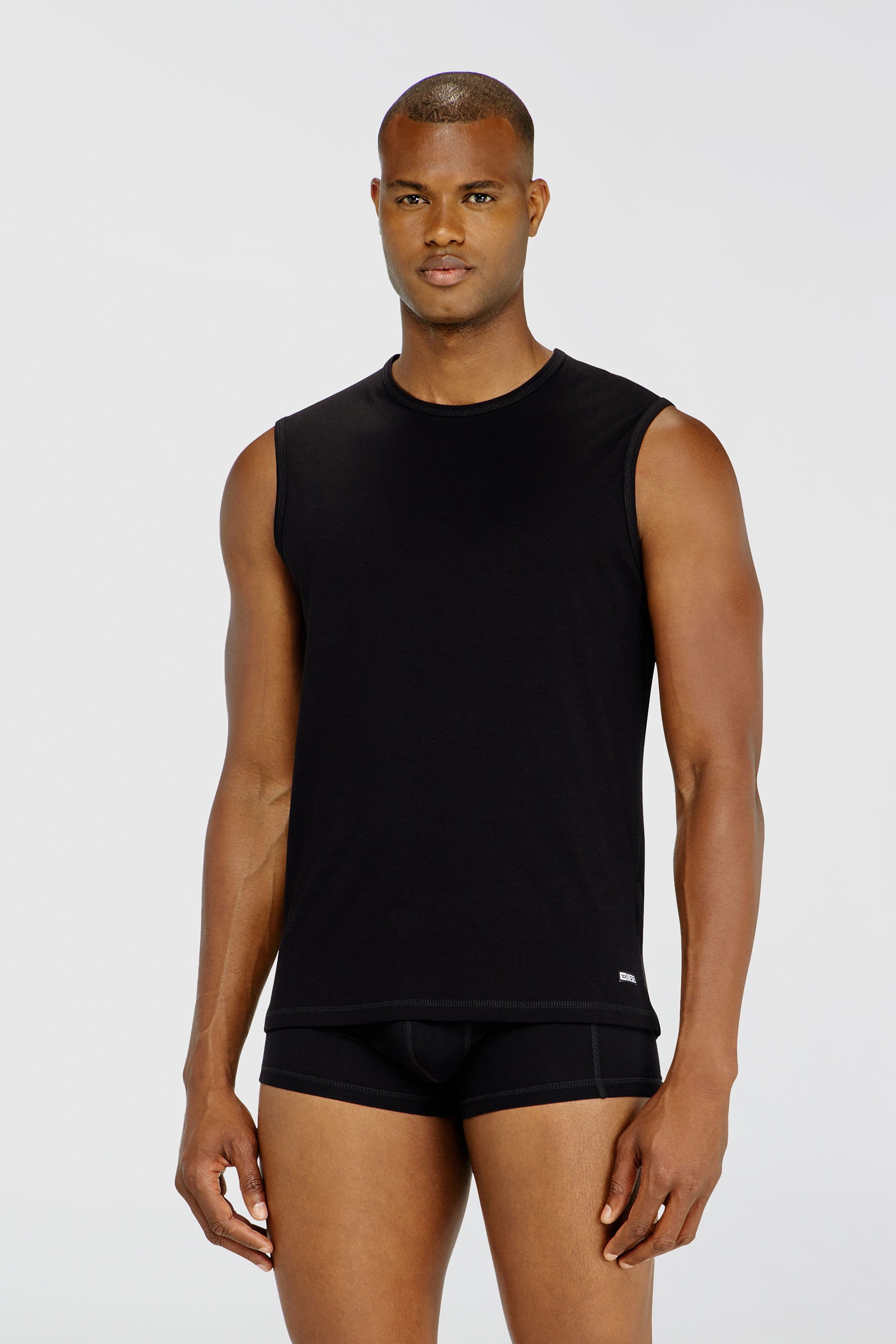 Diesel - TIM-UTLT-2PACK, Male's Set of two cotton tops in ブラック - 2
