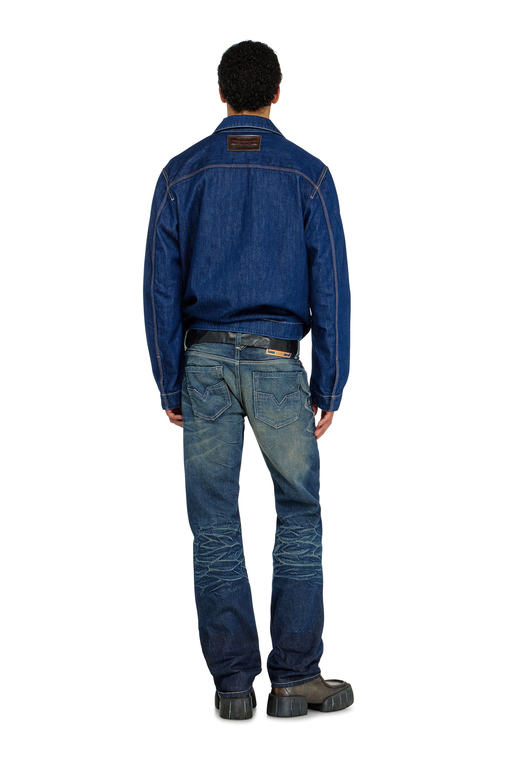 Diesel - Male's Regular Jeans 1985 Larkee 007EH, ダークブルー - 3