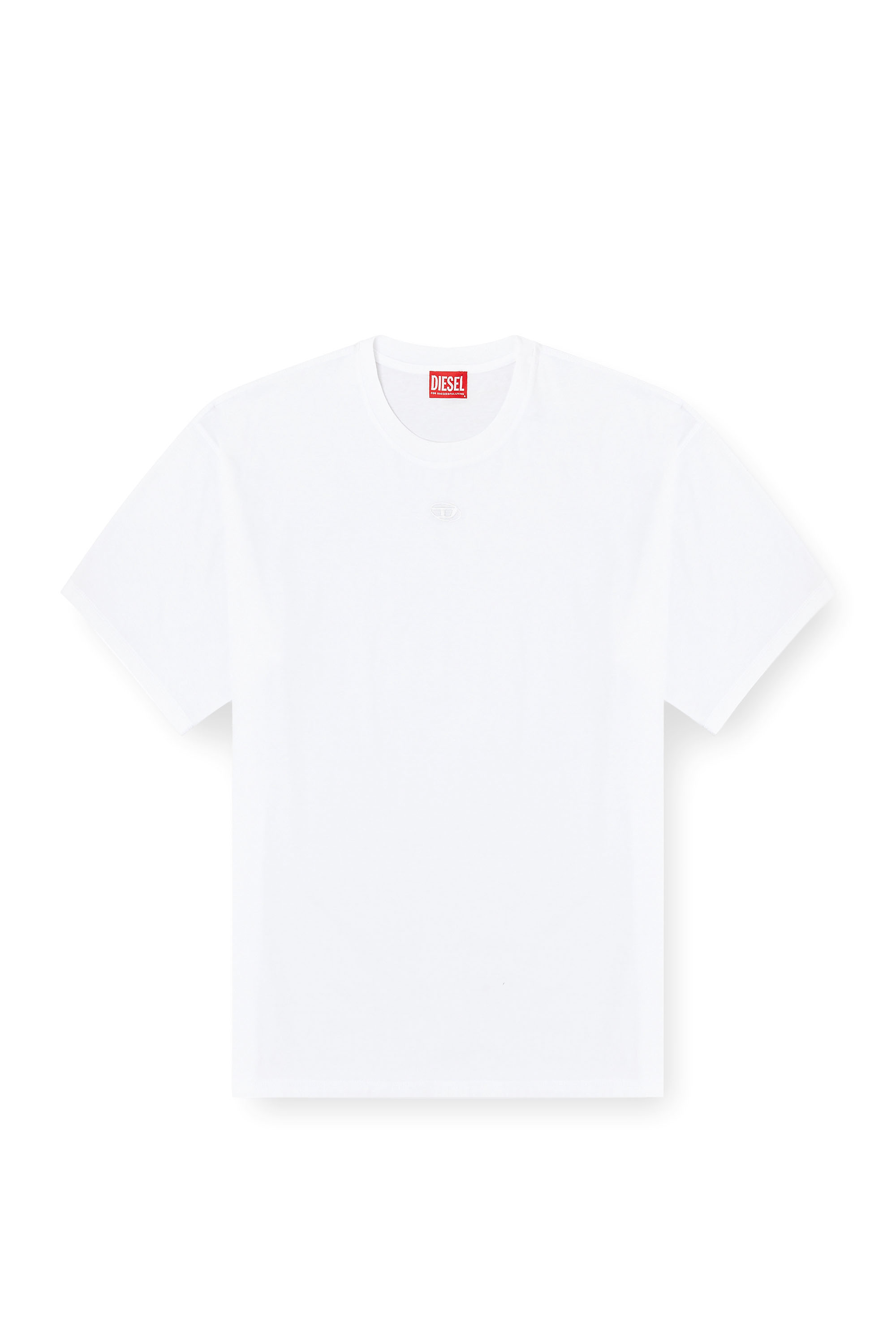 Diesel - T-LUCIEN-IHBI, Male's Tシャツ in ホワイト - 3