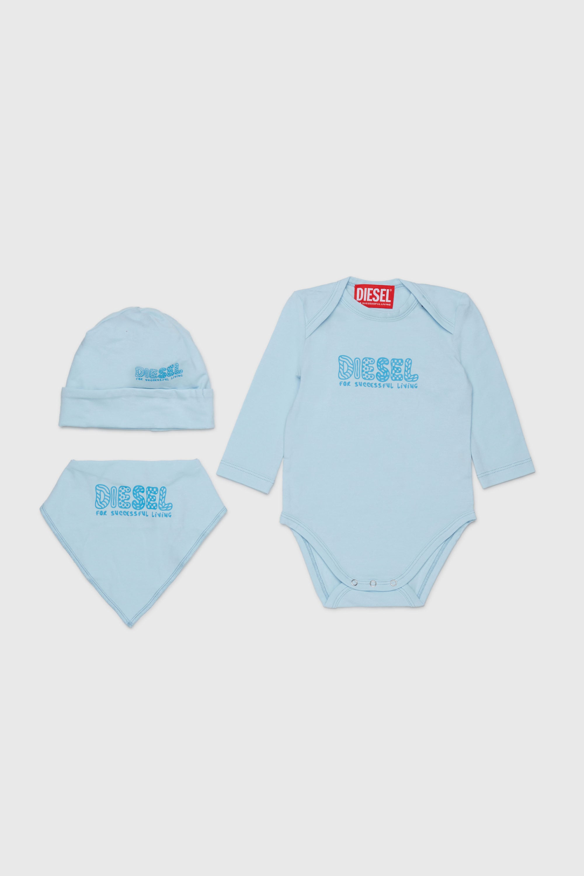 Diesel - UBBYBOX-NB, Unisex's ベビー3点セット in ライトブルー - 1