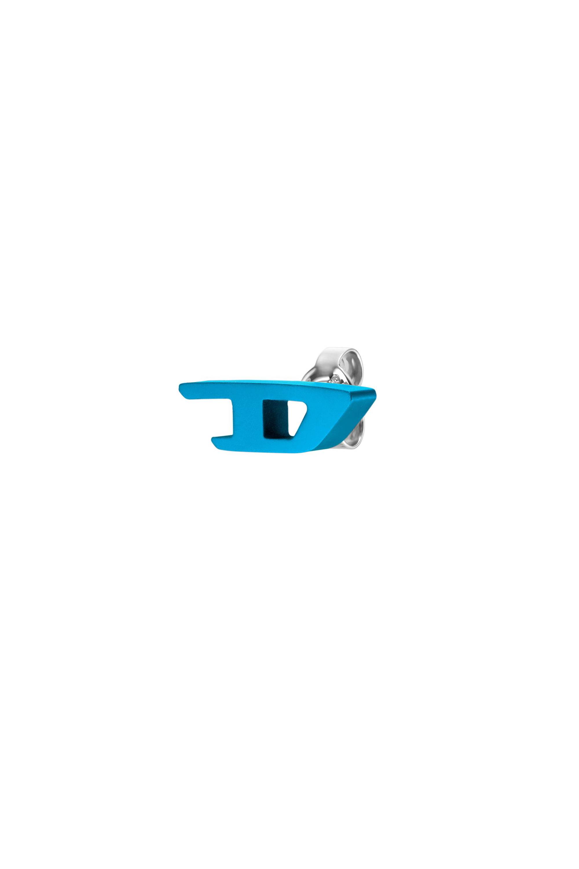 Diesel - DX1504, Unisex's Blue aluminum stud earring in アジュール - 1