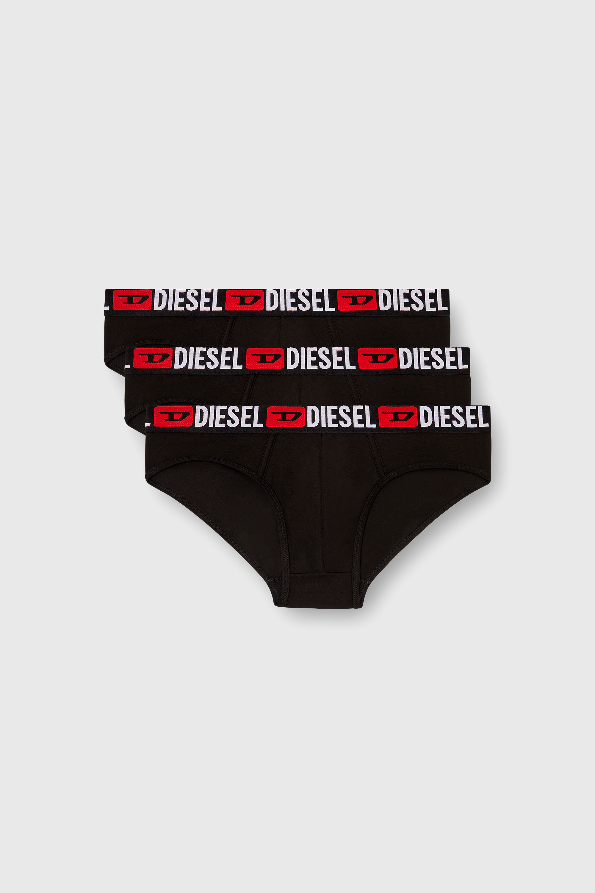 Diesel - UMBR-ANDRETHREEPACK, Male's アンダーウェアブリーフ3枚セット in ブラック - 2