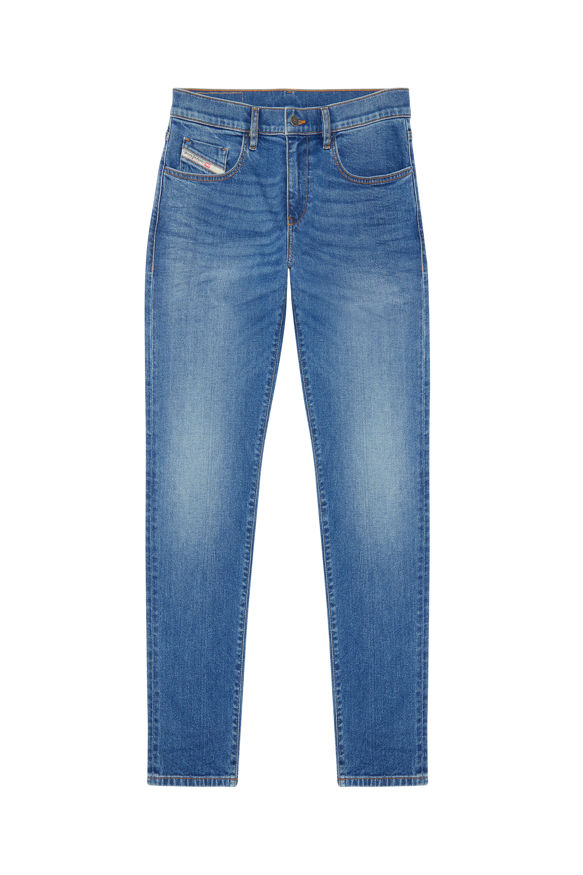 Diesel - Male's Slim Jeans 2019 D-Strukt 0ENAT, ミディアムブルー - 3