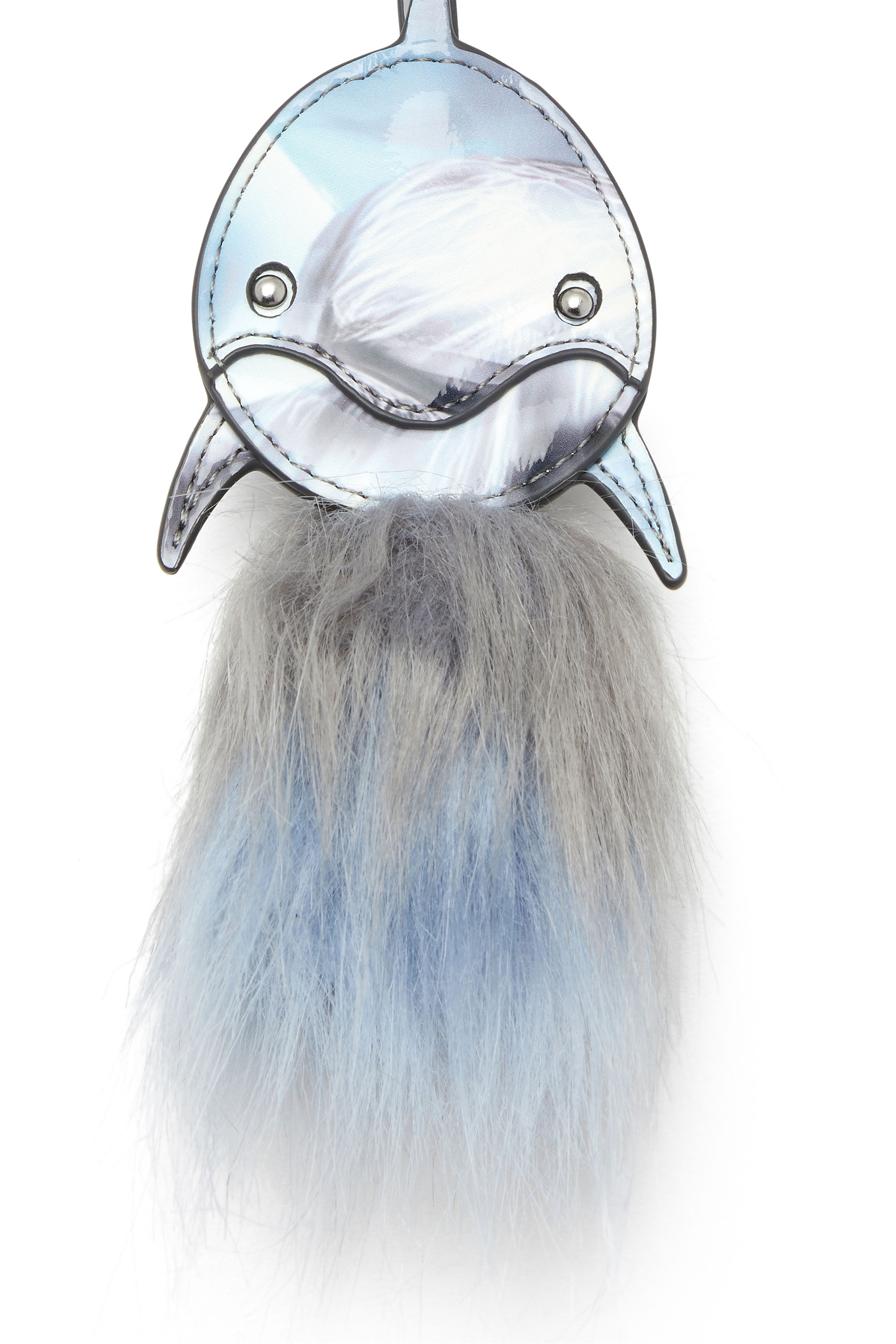Diesel - FUR CHARMS II, Female's Soft touch dolphin-shaped Charm in アジュール - 4