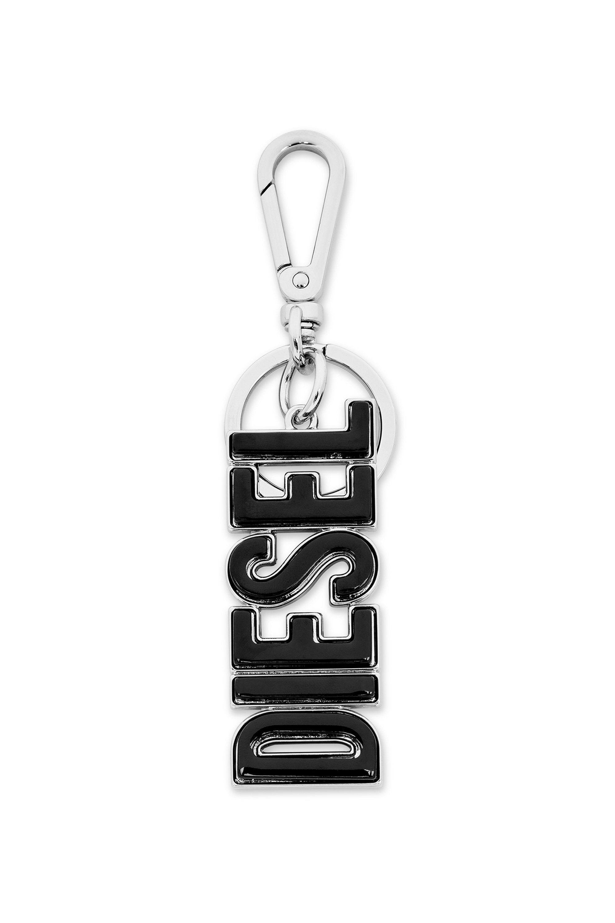 Diesel - DSL 3D KEY RING, Male's キーチャーム in ブラック/レッド - 1
