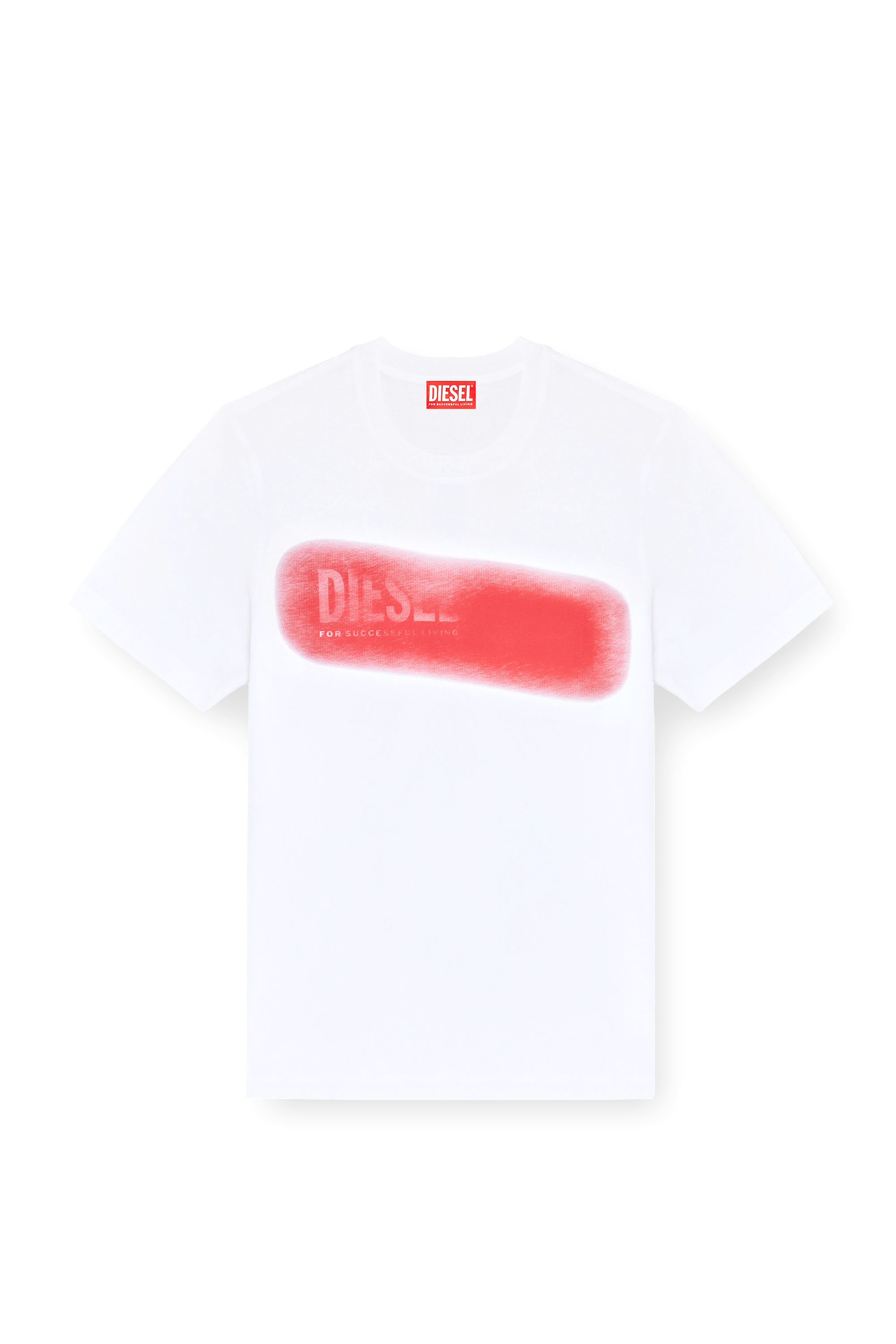 Diesel - T-ADJUST-AA5, Male's Tシャツ in ホワイト - 2