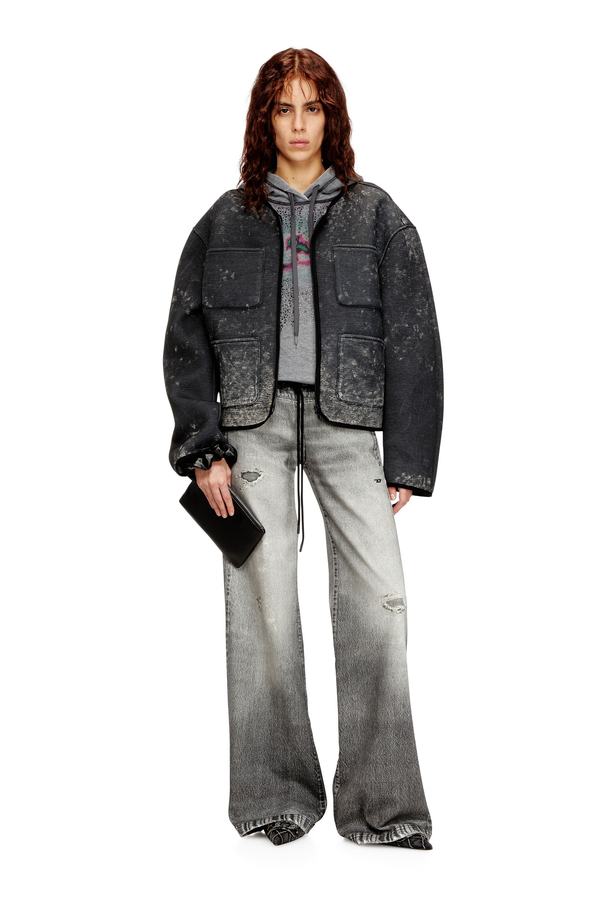 Diesel - Female's Relaxed 2078 D-Ainty Joggjeans&reg; 068US, グレー - 2