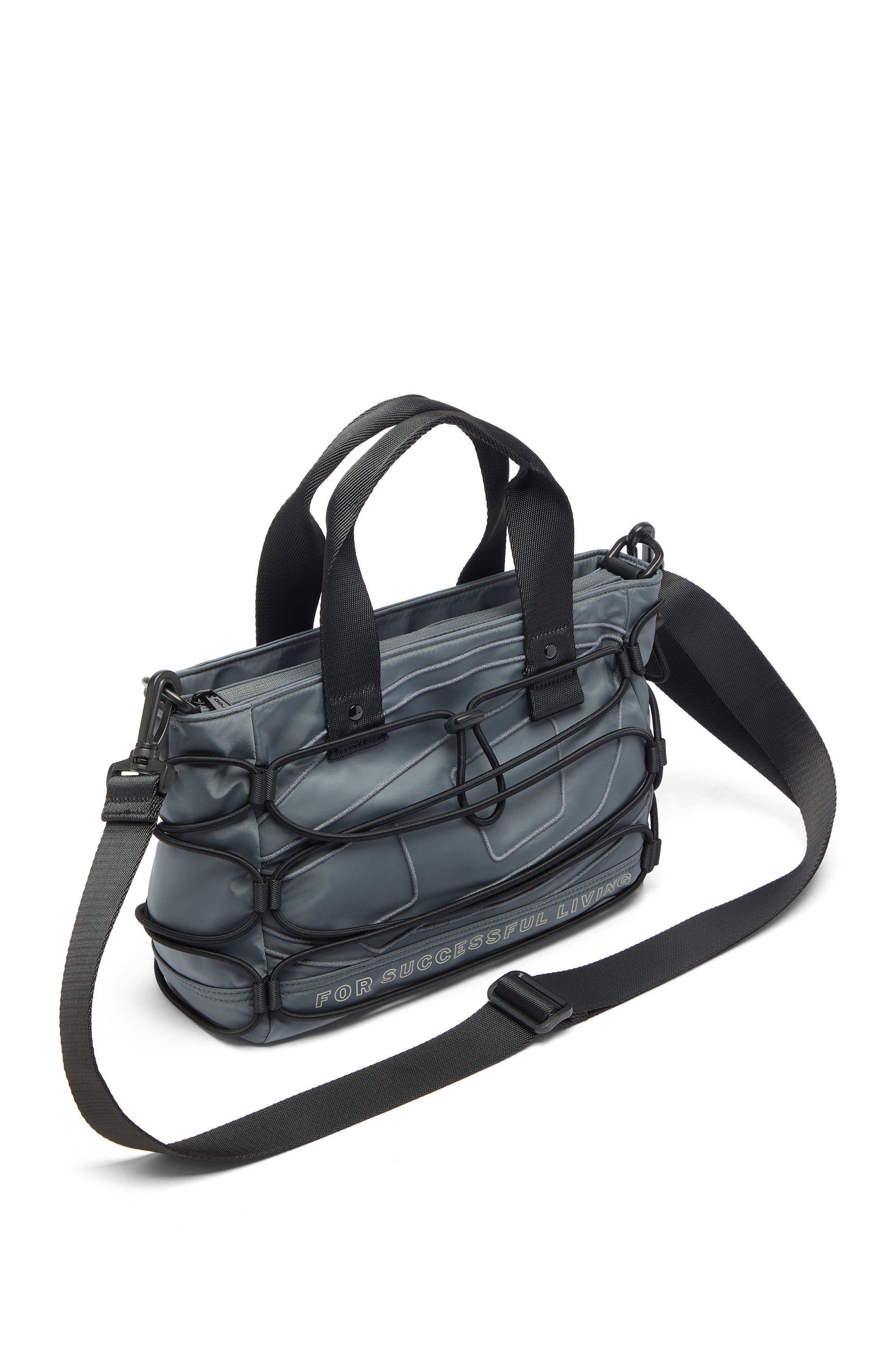 TECH-D TOTE S X トートバッグ｜グレー｜ウィメンズ｜DIESEL